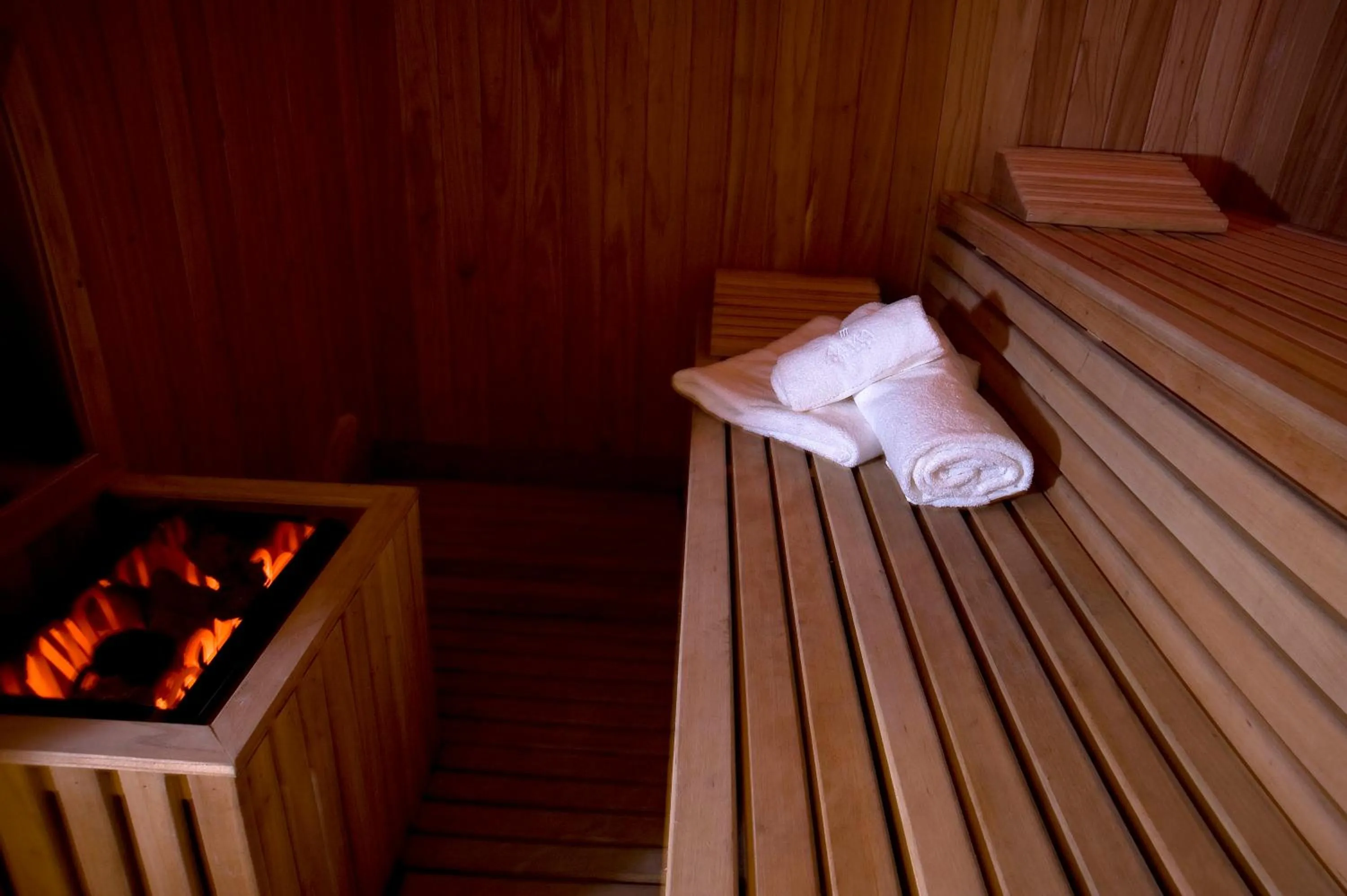 Sauna in Awwa Suites & Spa