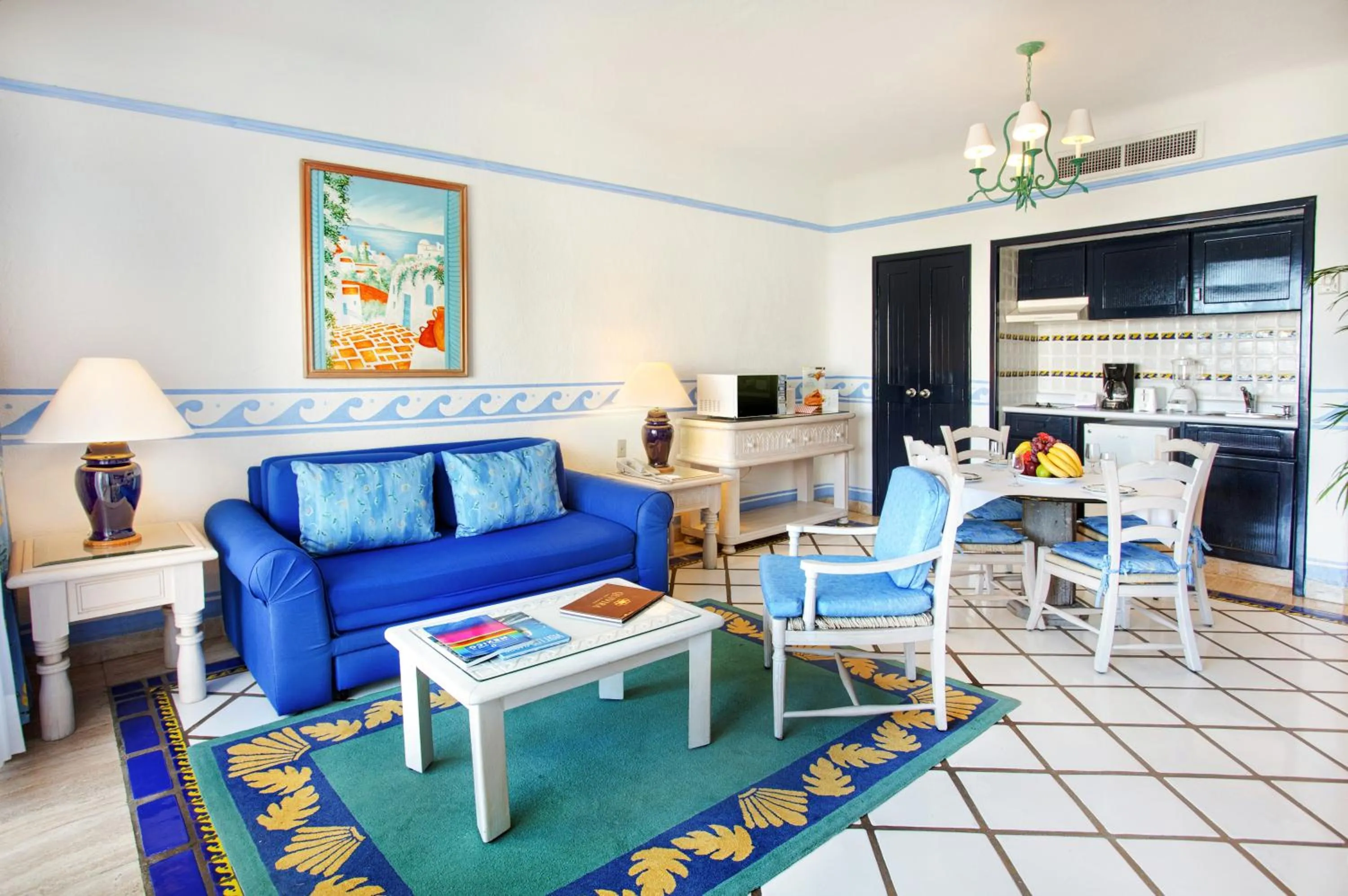 Living room in Pueblo Bonito Los Cabos Blanco Beach Resort - All Inclusive