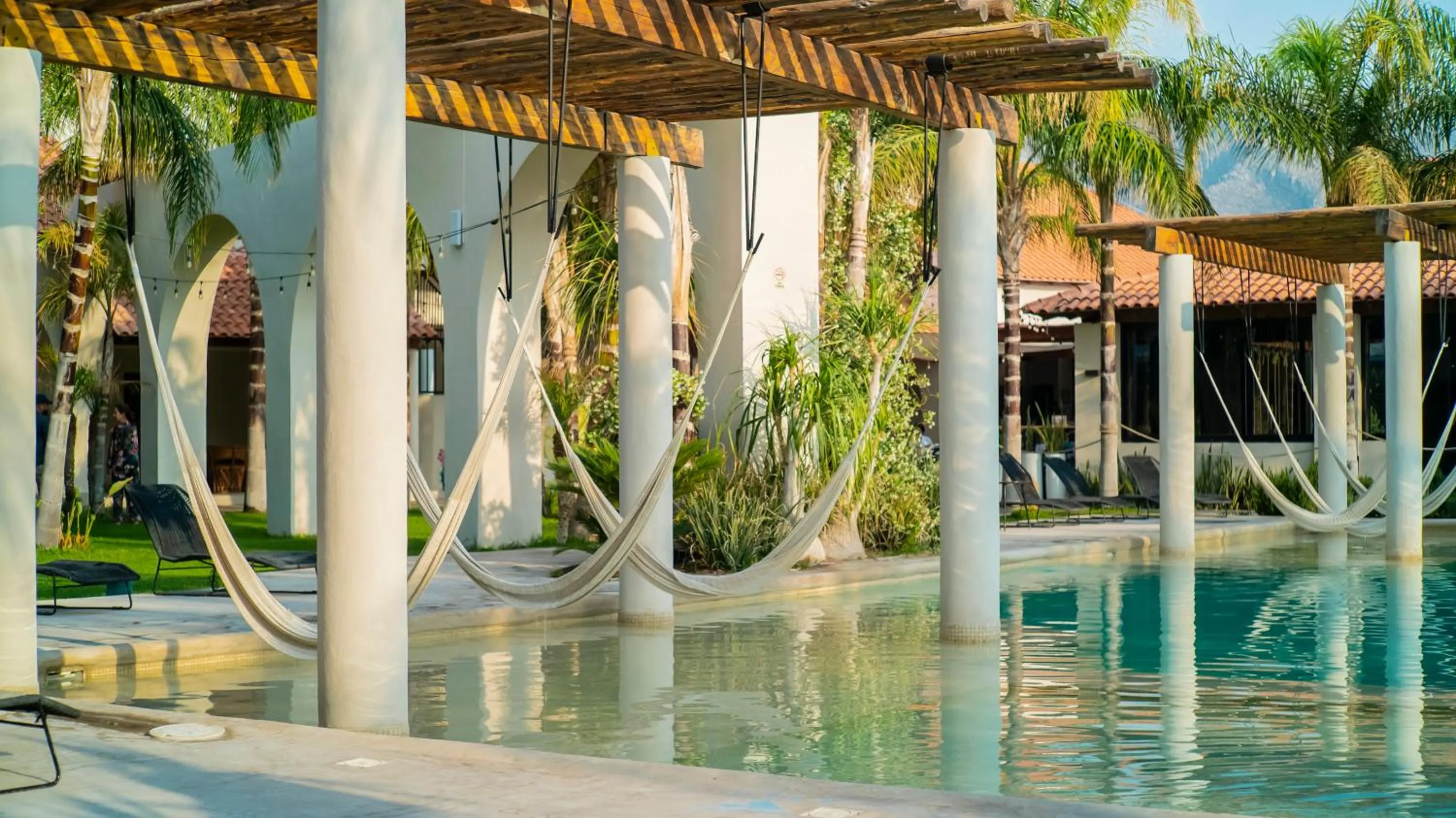 Pool view in Hacienda 1800