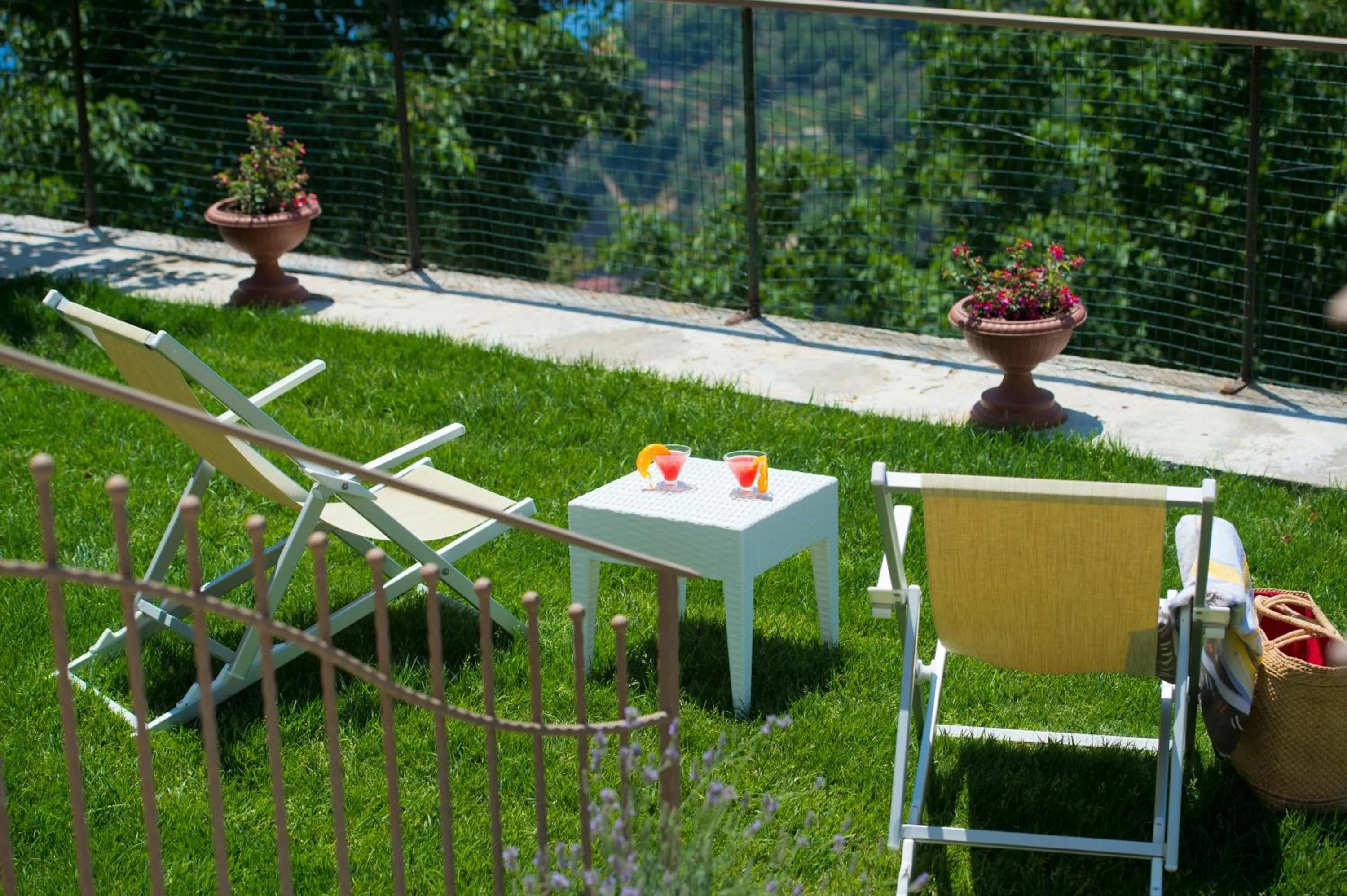 Garden in B&B Casanova