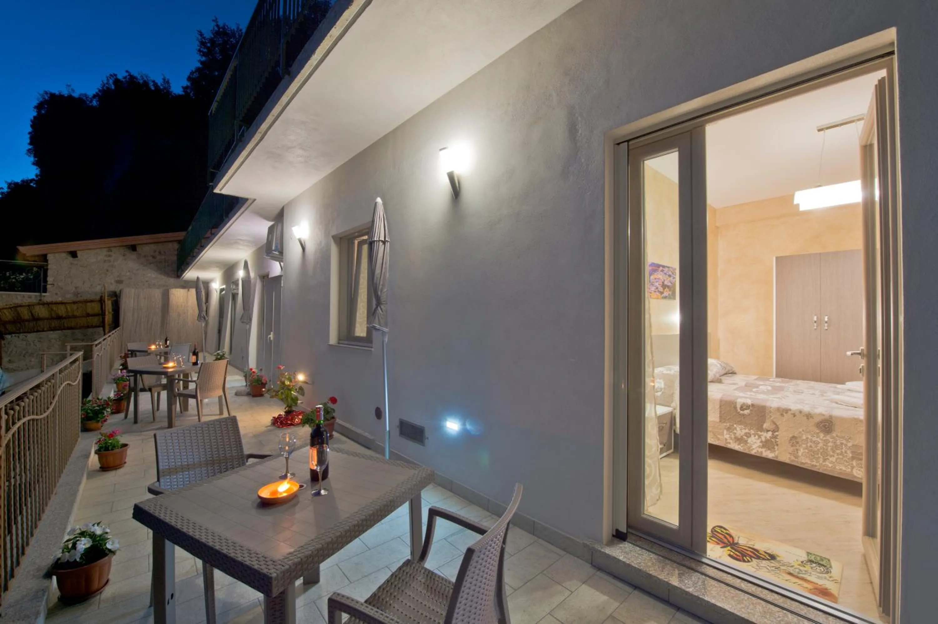 Balcony/Terrace, Bed in B&B Casanova