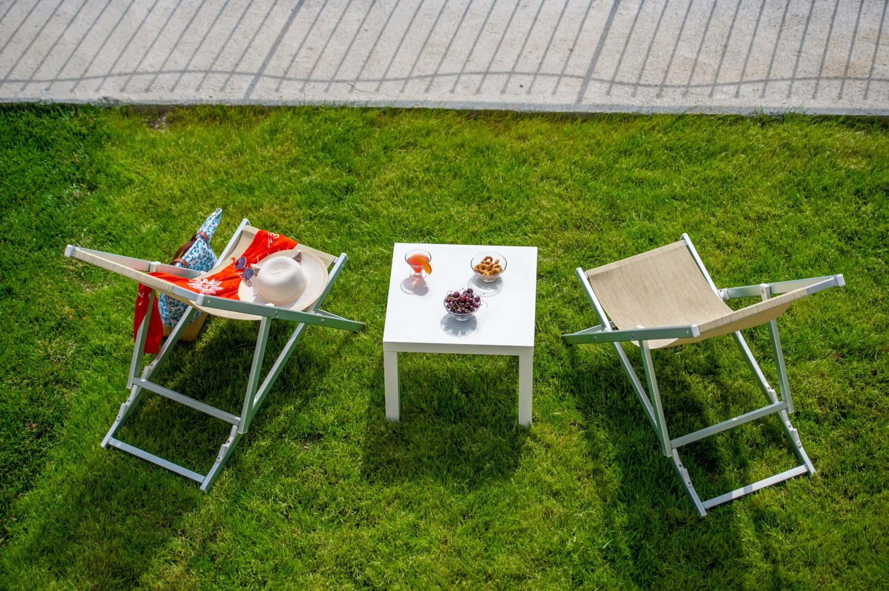 Garden in B&B Casanova