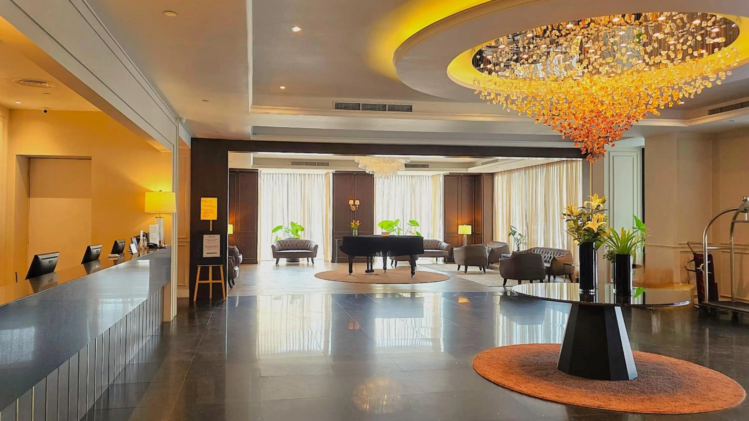 Lobby or reception in The Palace Hotel Kota Kinabalu