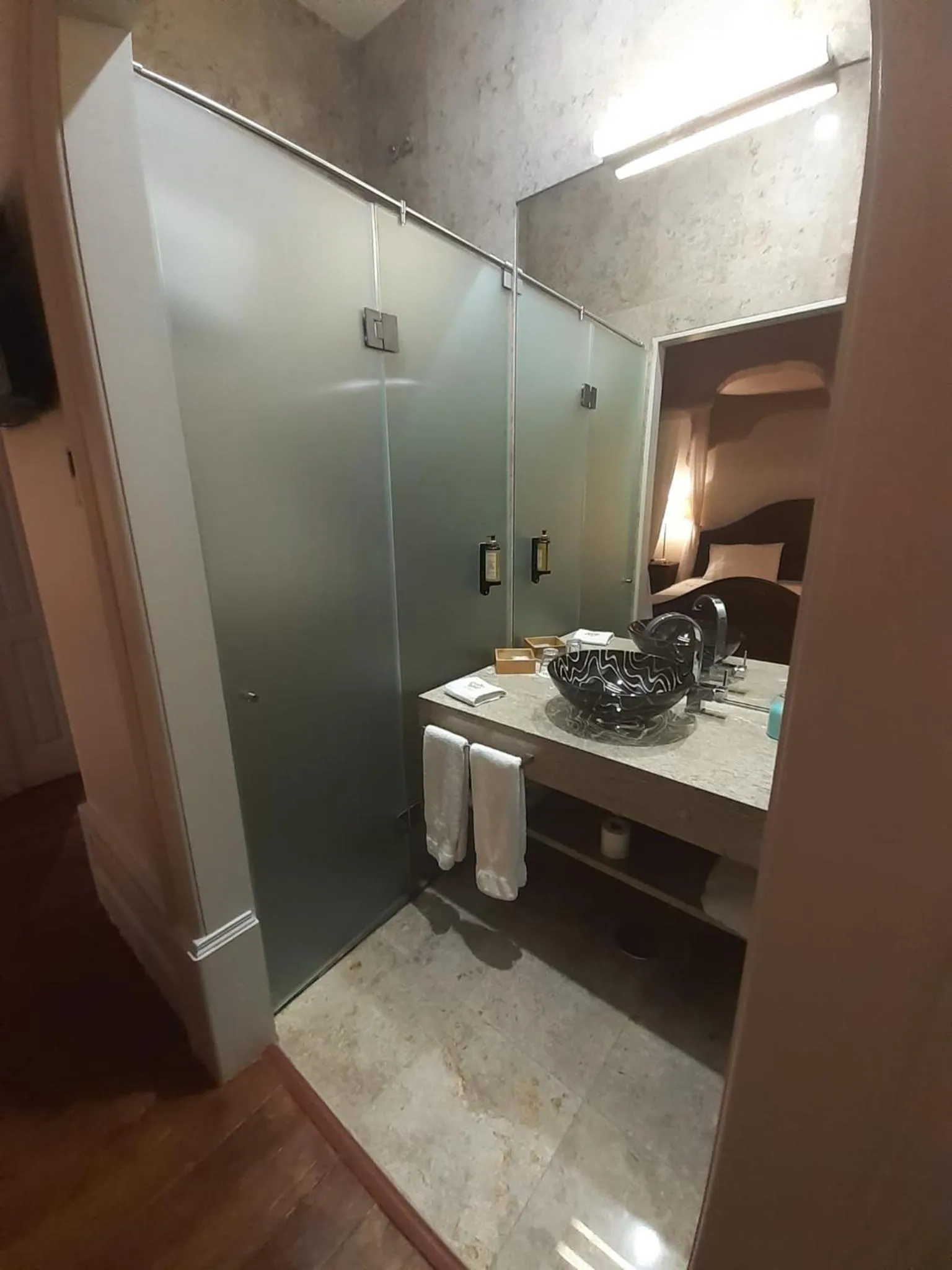 Bathroom in Hotel Ibn-Arrik