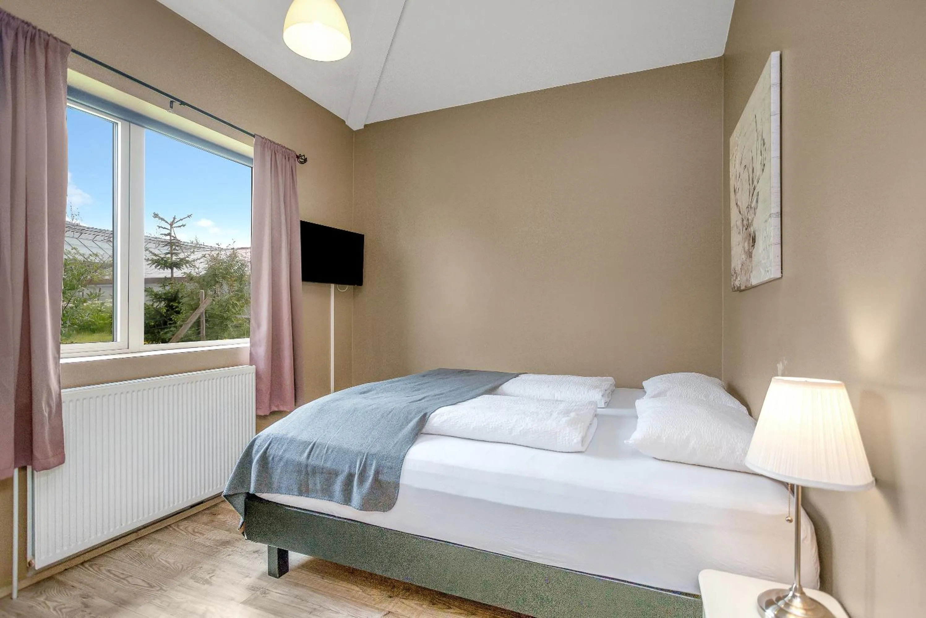 Bed in Reykjadalur Guesthouse