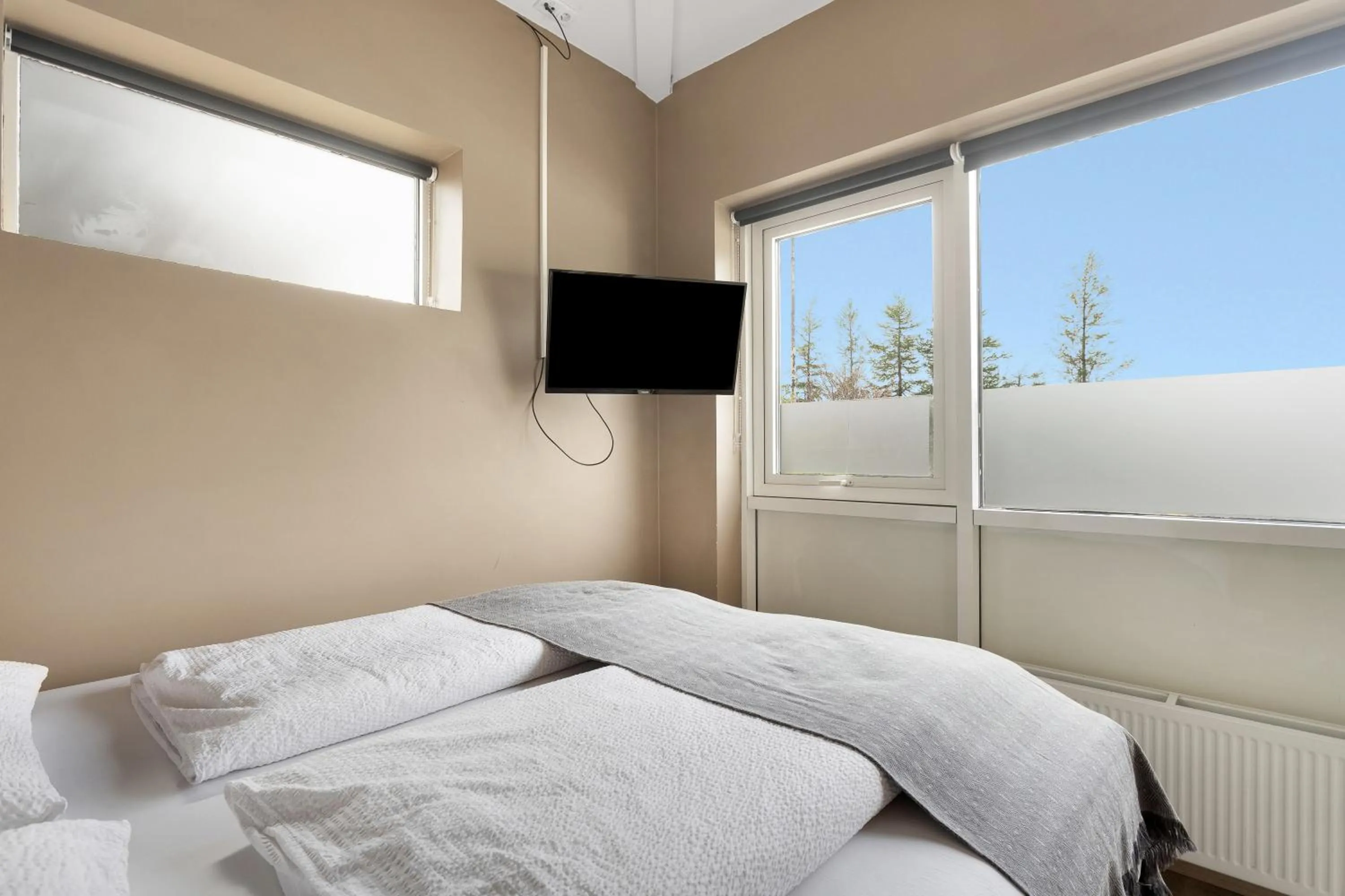 Bed in Reykjadalur Guesthouse