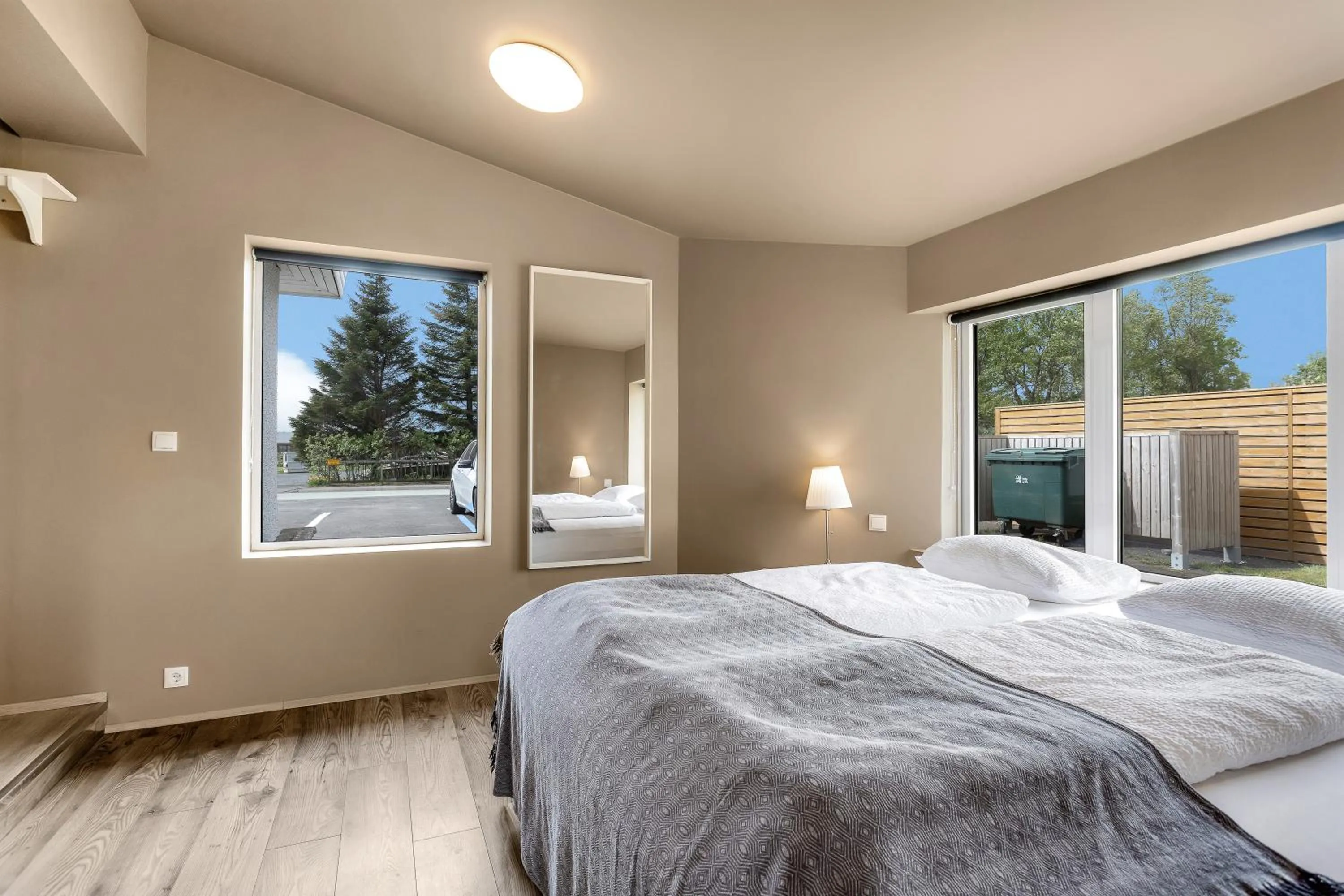 Bed in Reykjadalur Guesthouse