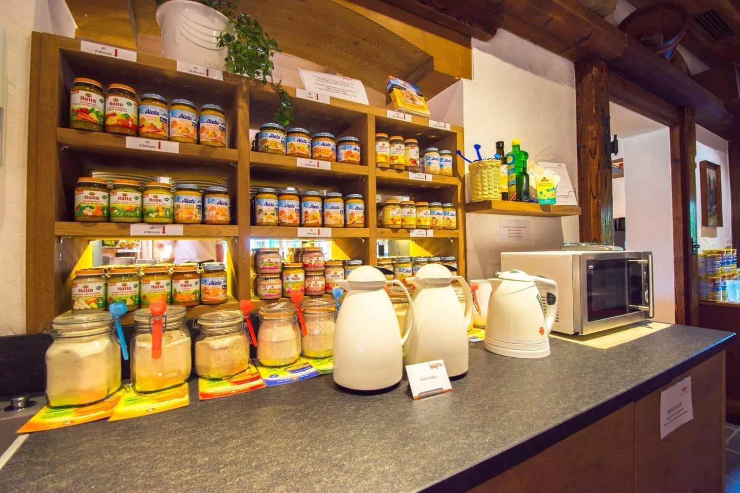 Food and drinks in Hotel Babymio