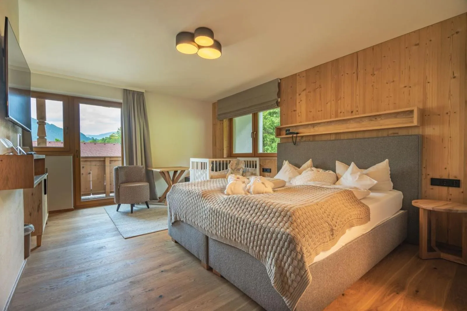 Bed in Hotel Babymio