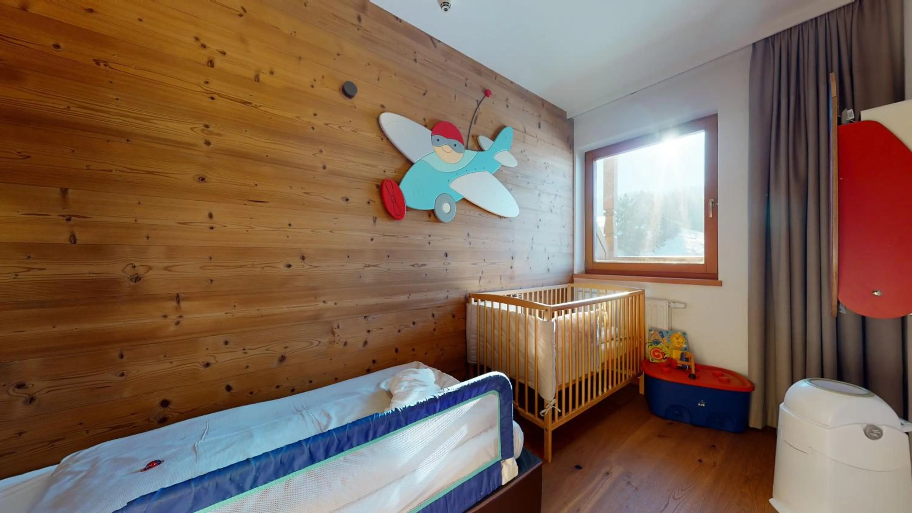 Bed in Hotel Babymio