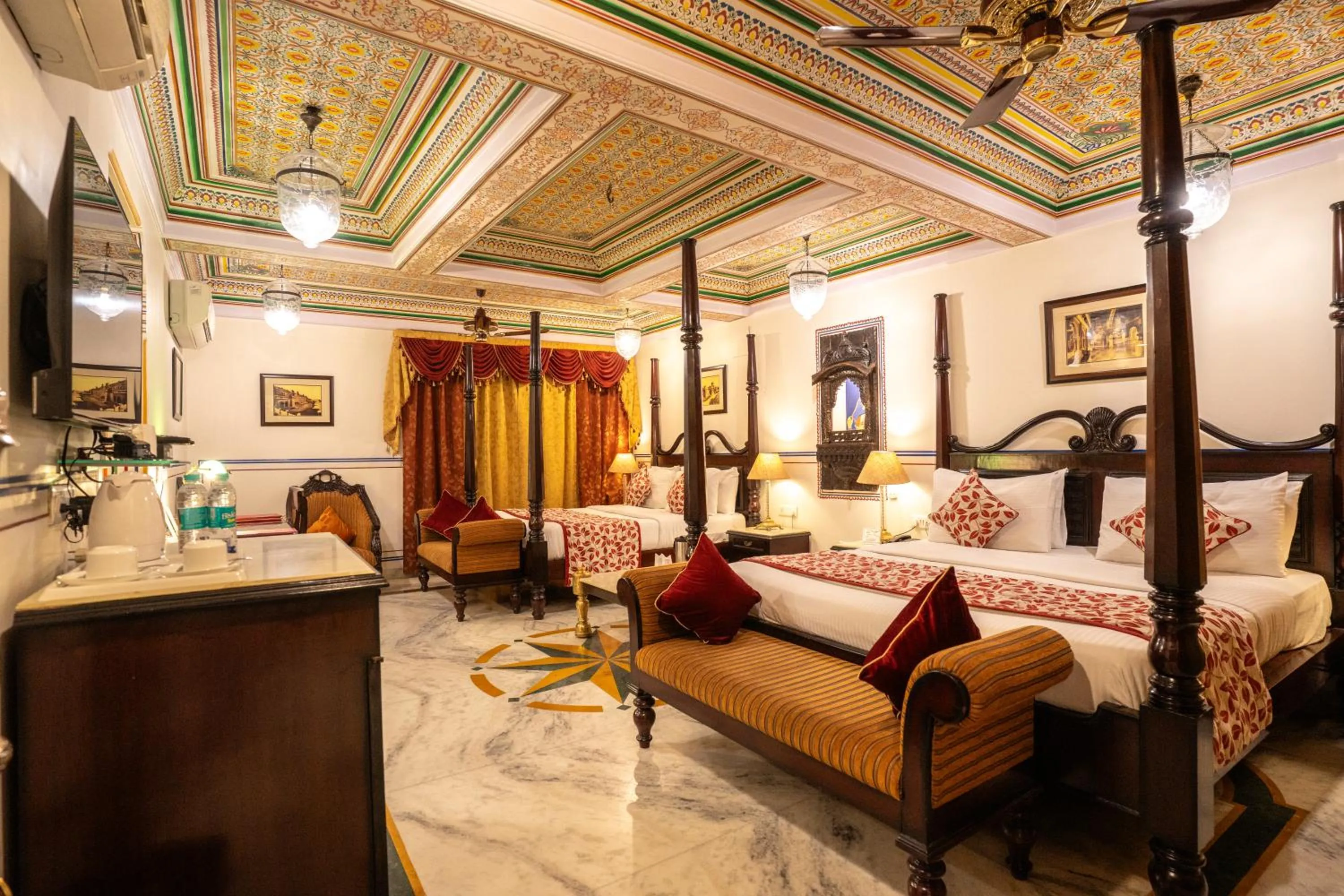 Bedroom, Bed in Umaid Bhawan - A Heritage Style Boutique Hotel