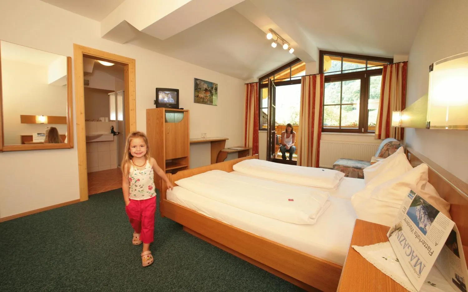 Photo of the whole room, Bed in Feriendorf Ponyhof