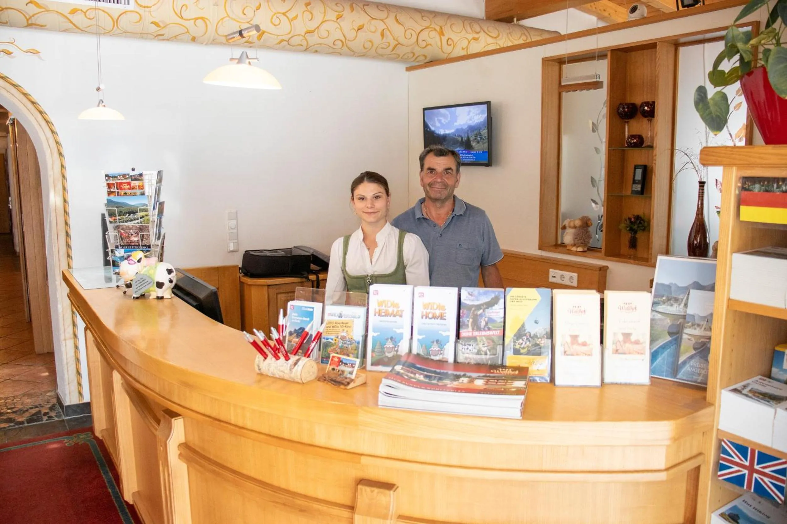 Lobby or reception in Aktivhotel Waldhof