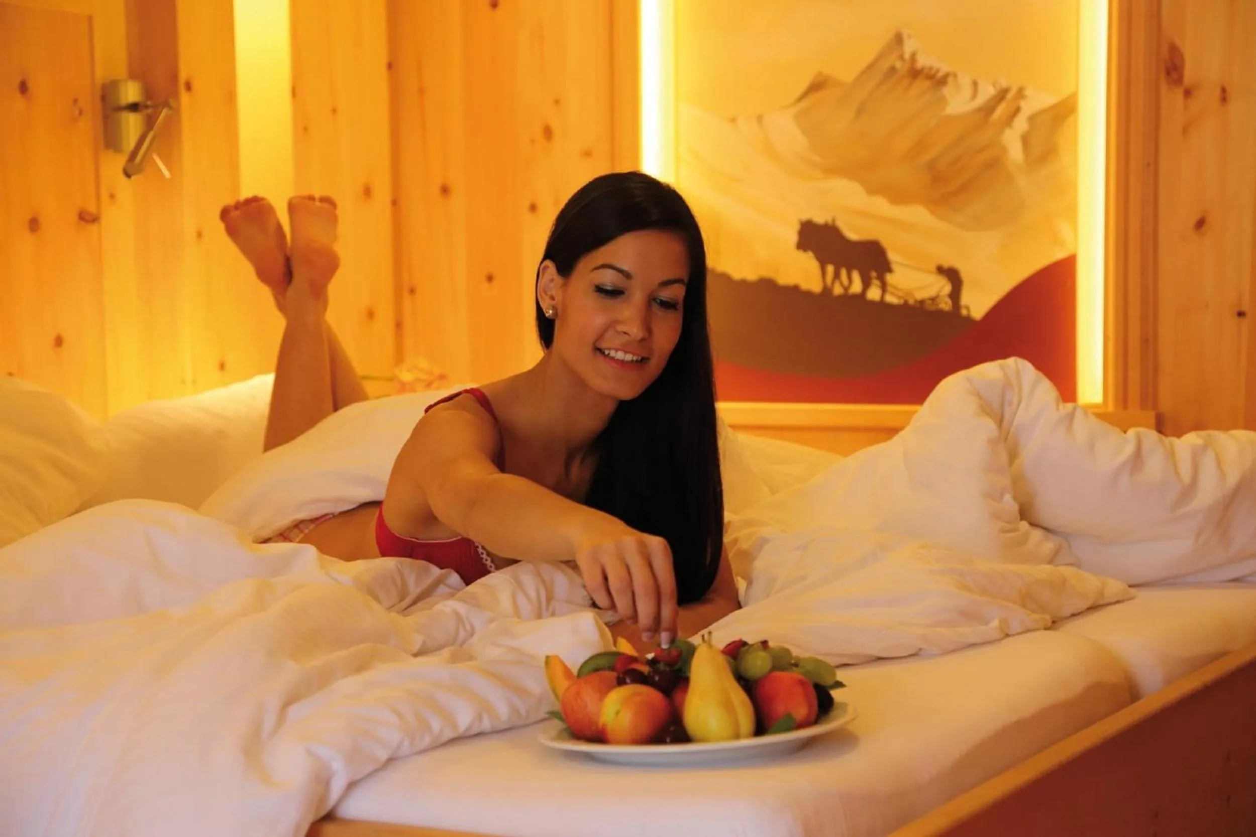 Bed in Aktivhotel Waldhof