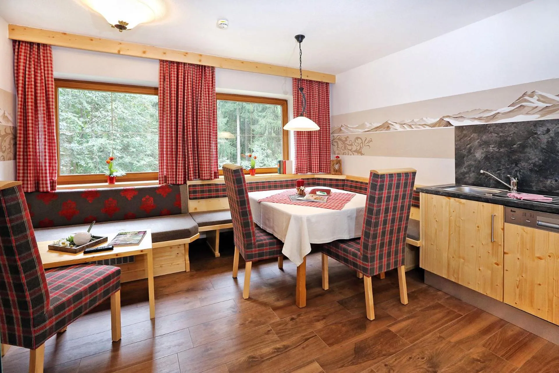 kitchen in Aktivhotel Waldhof