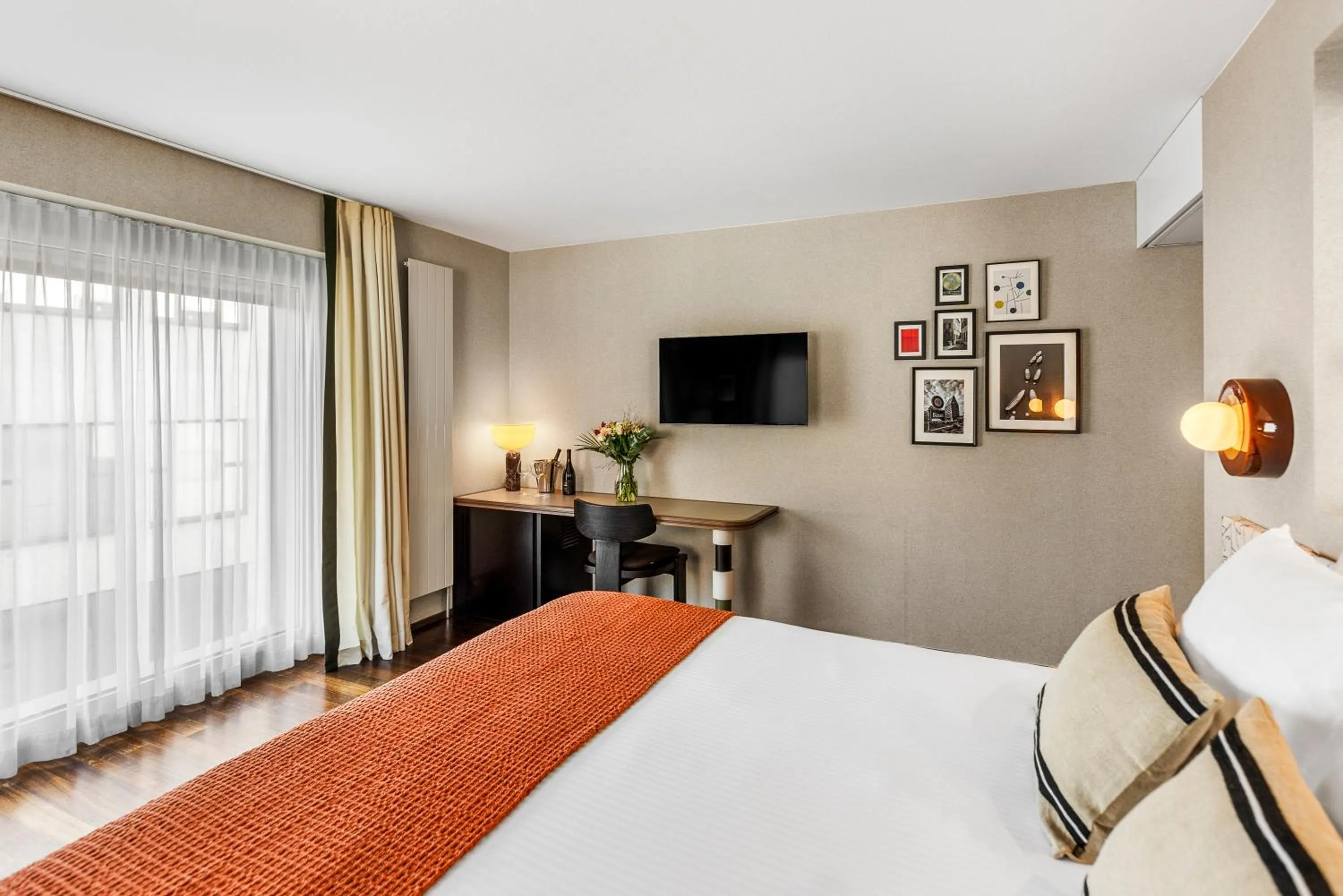 Bedroom, Bed in Hotel D - Basel - Fully Renovated 2025