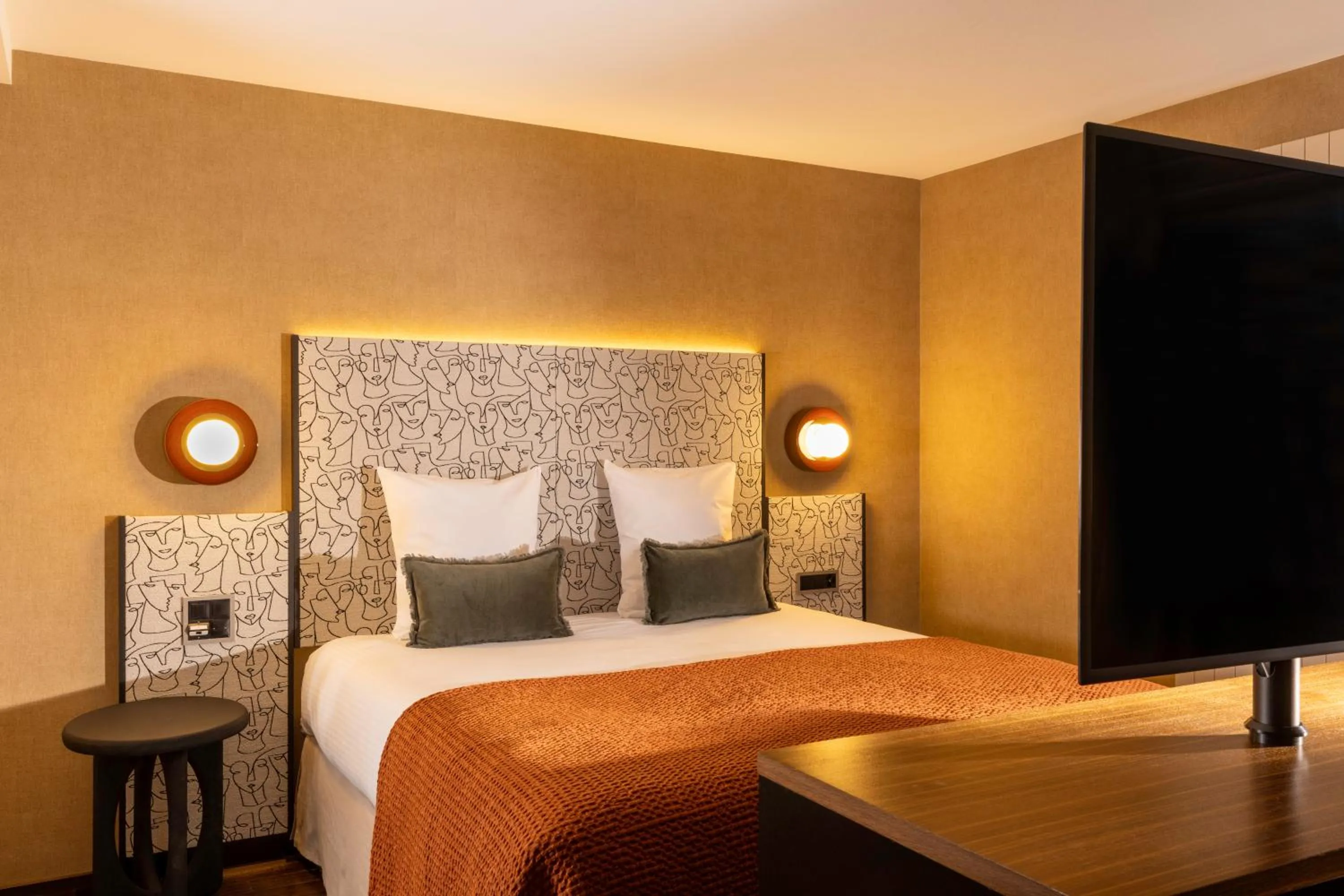 Bedroom, Bed in Hotel D - Basel - Fully Renovated 2025