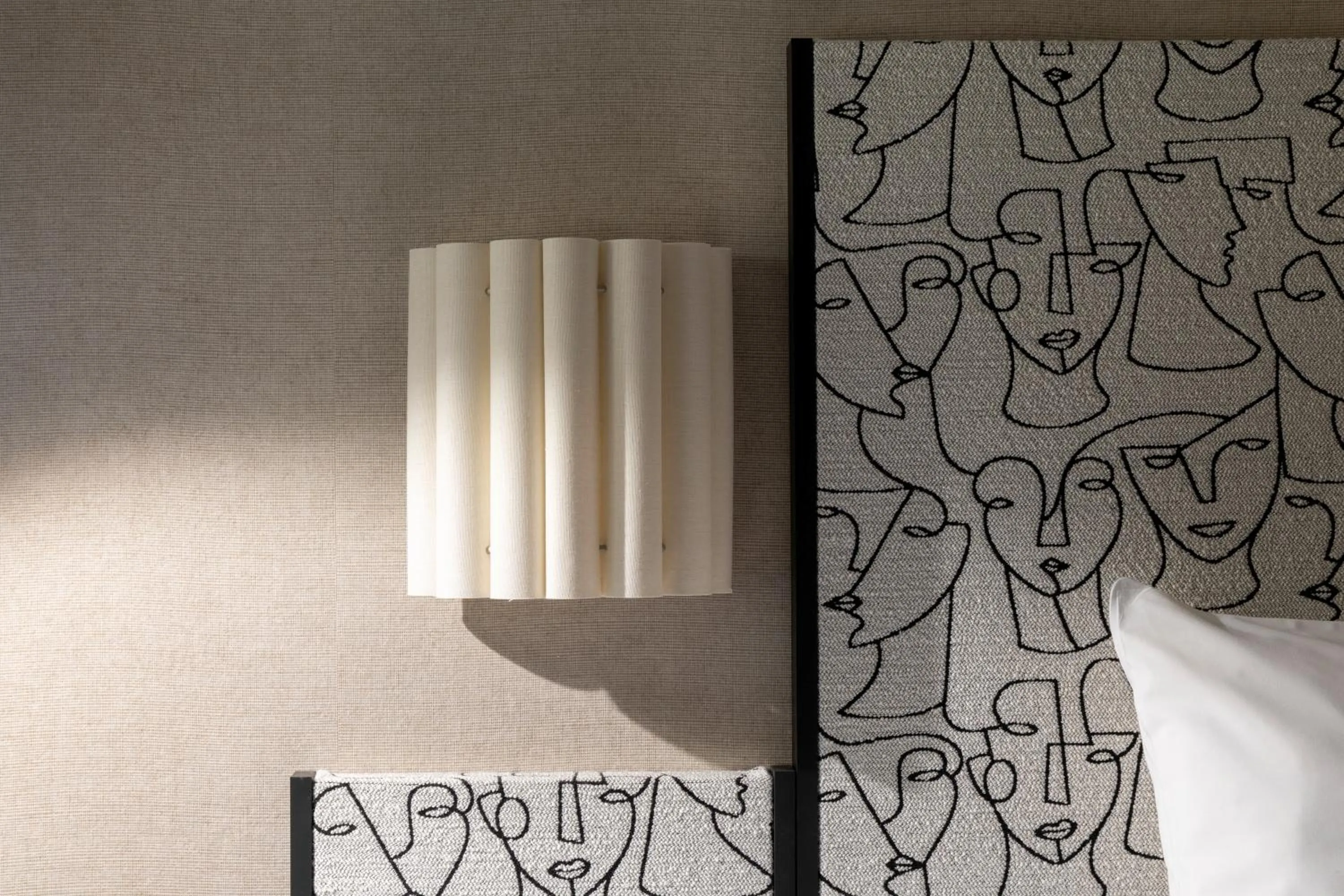 Decorative detail, Bed in Hotel D - Basel - Fully Renovated 2025