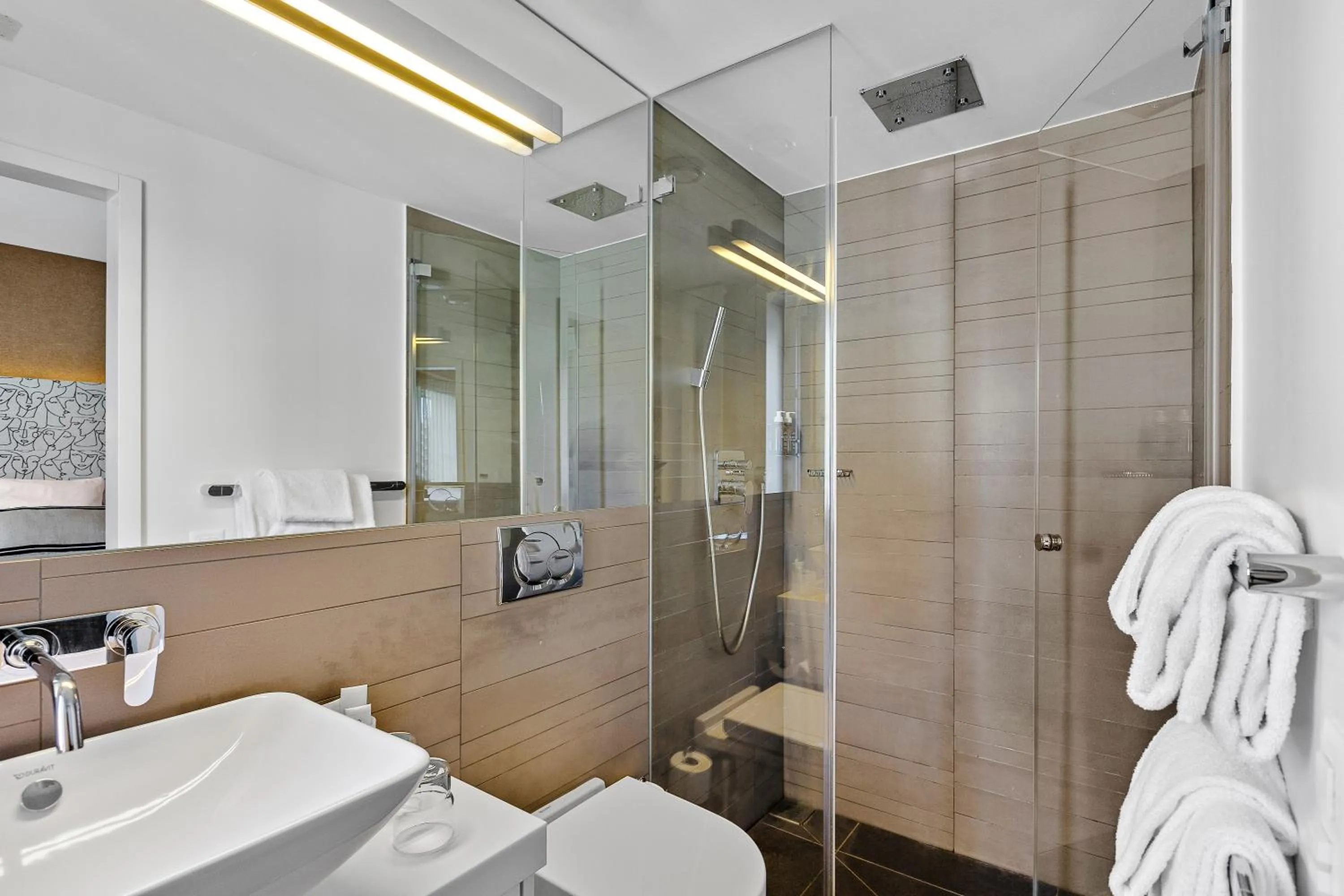 Bathroom in Hotel D - Basel - Fully Renovated 2025