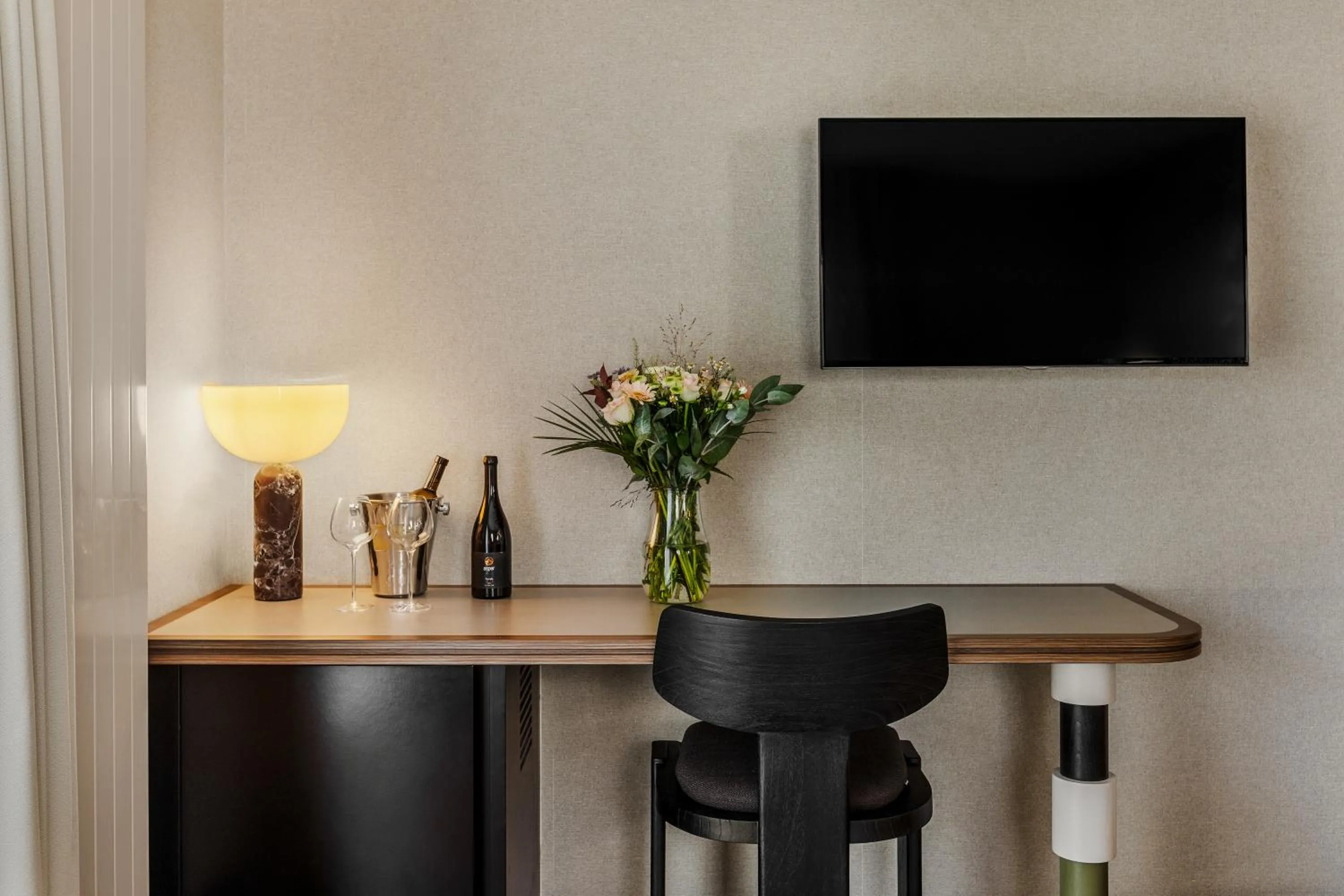 Seating area in Hotel D - Basel - Fully Renovated 2025