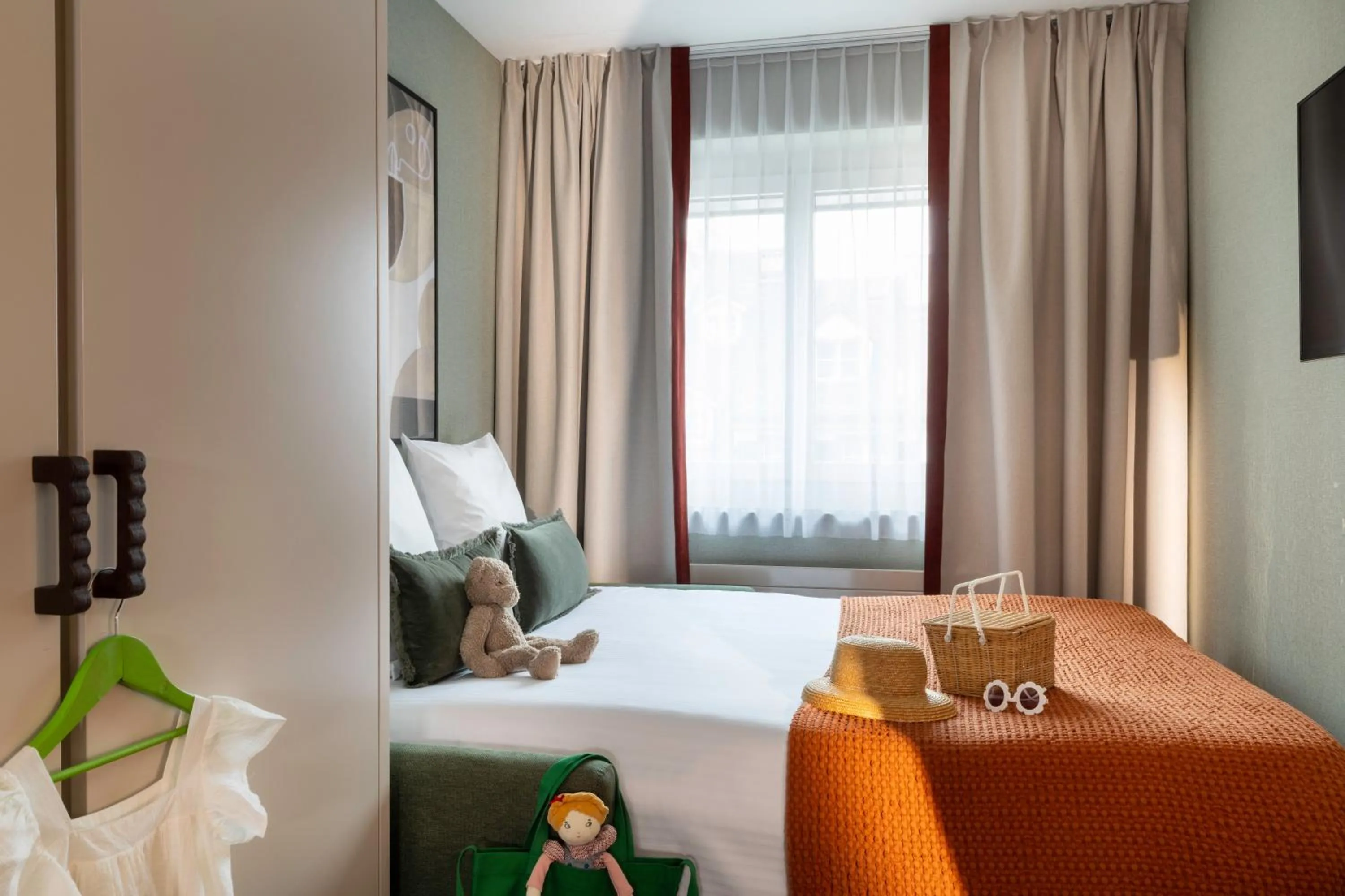 Bedroom, Bed in Hotel D - Basel - Fully Renovated 2025