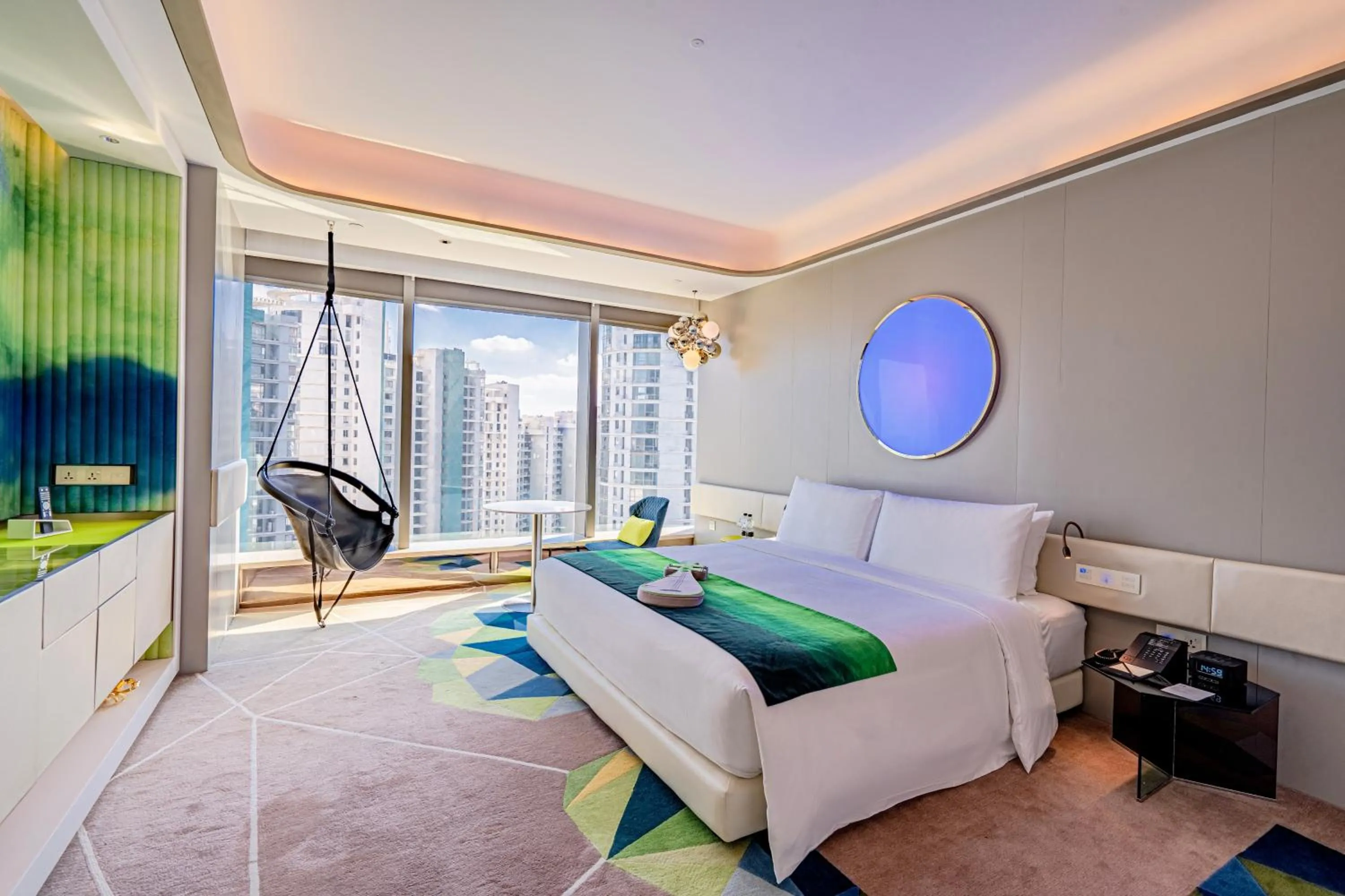 Bedroom, Bed in W Suzhou - Jinji Lake