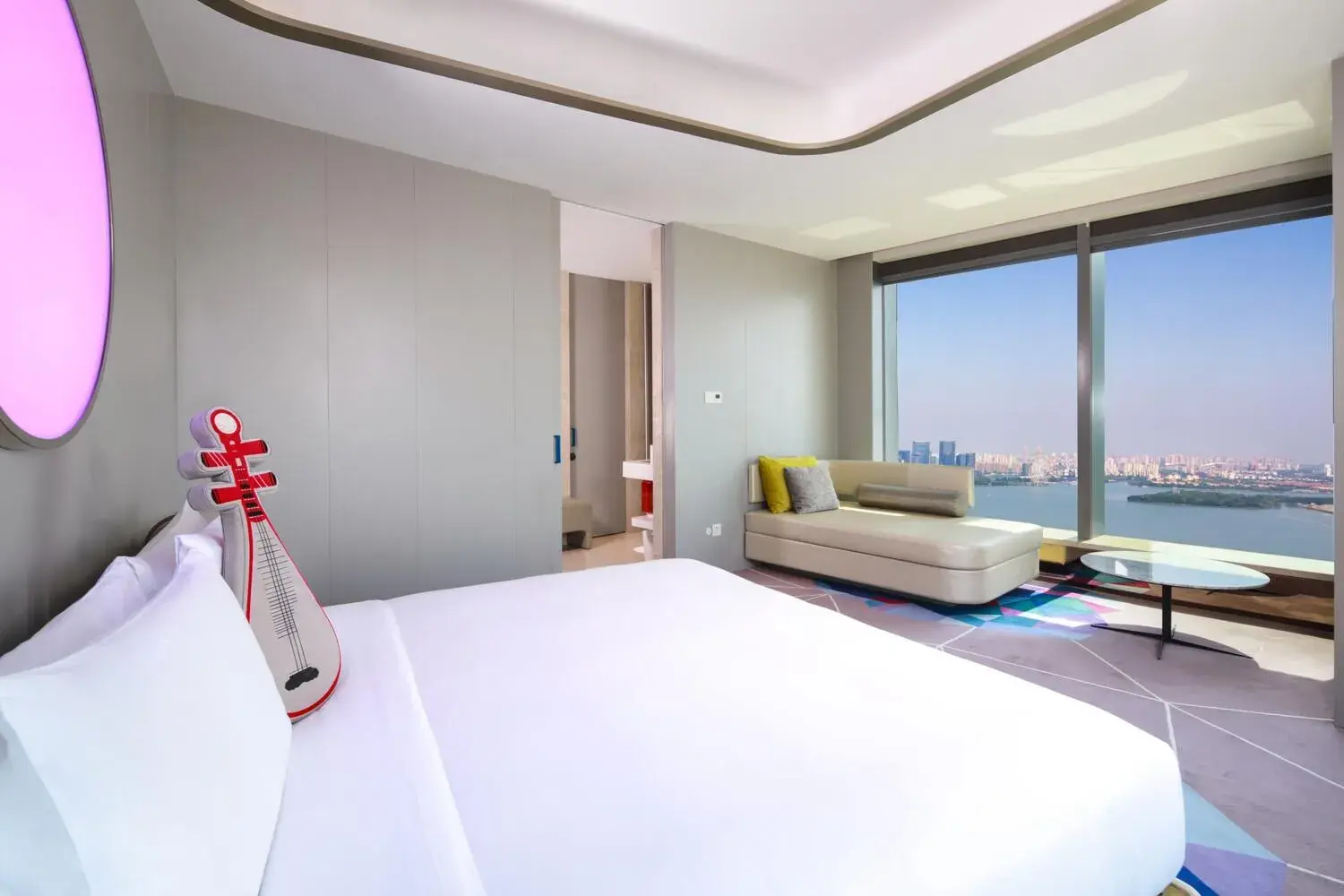 Studio Suite, 1 Bedroom Suite, 1 King, Jinji Lake view in W Suzhou - Jinji Lake Studio Suite, 1 Bedroom Suite, 1 King, Jinji Lake view in W Suzhou - Jinji Lake