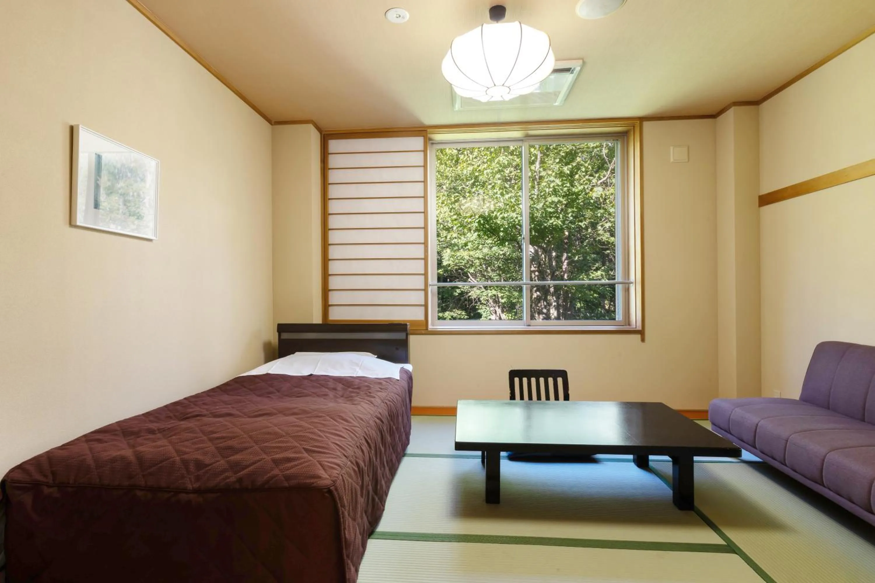 Bedroom, Bed in Plaza Hotel Sanrokuso