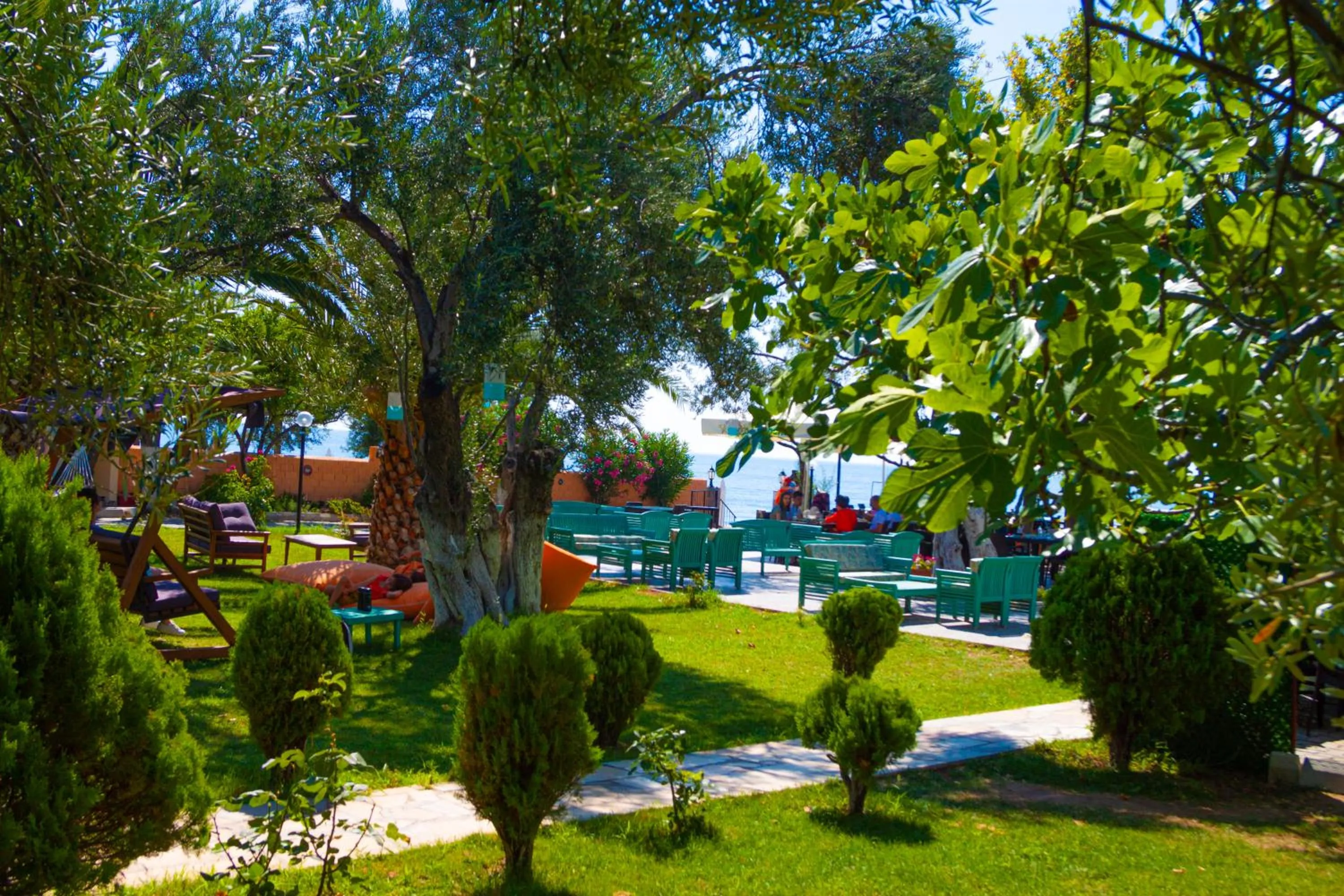 Garden view in Kayalar Blue Beach Hotel