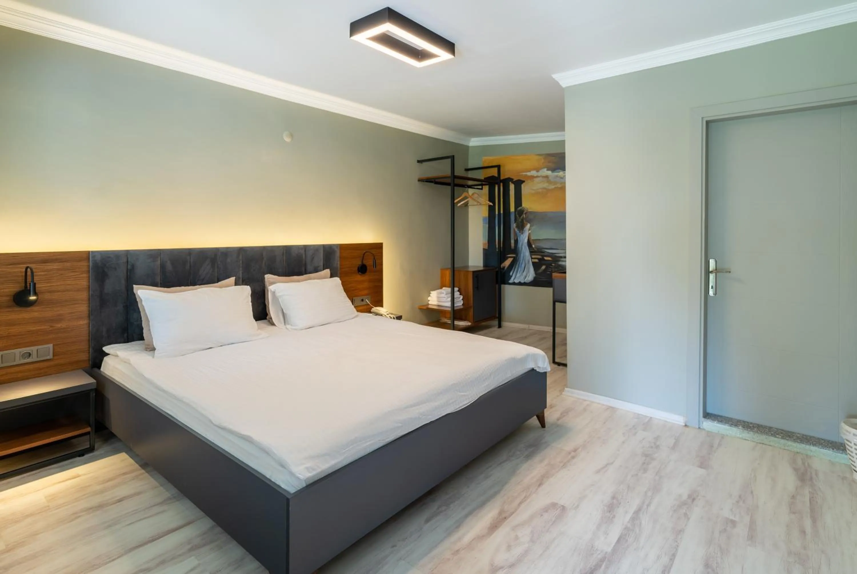 Photo of the whole room, Bed in Kayalar Blue Beach Hotel