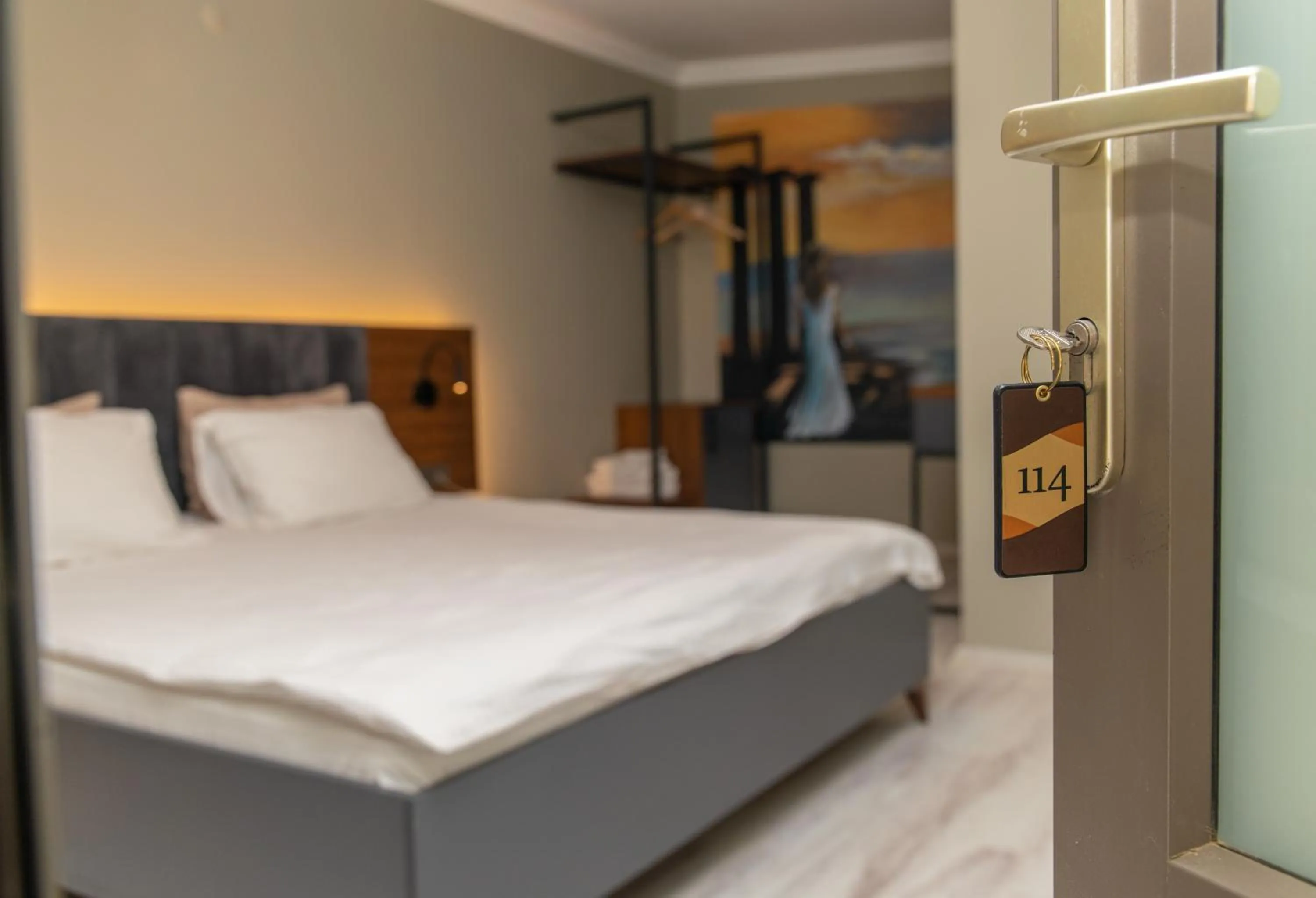 Photo of the whole room, Bed in Kayalar Blue Beach Hotel