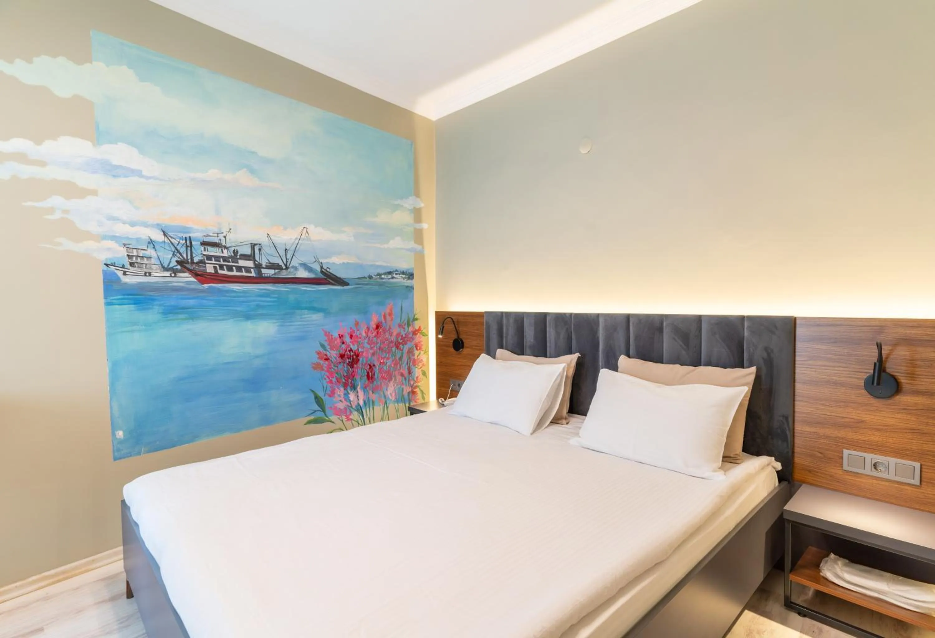 Photo of the whole room, Bed in Kayalar Blue Beach Hotel