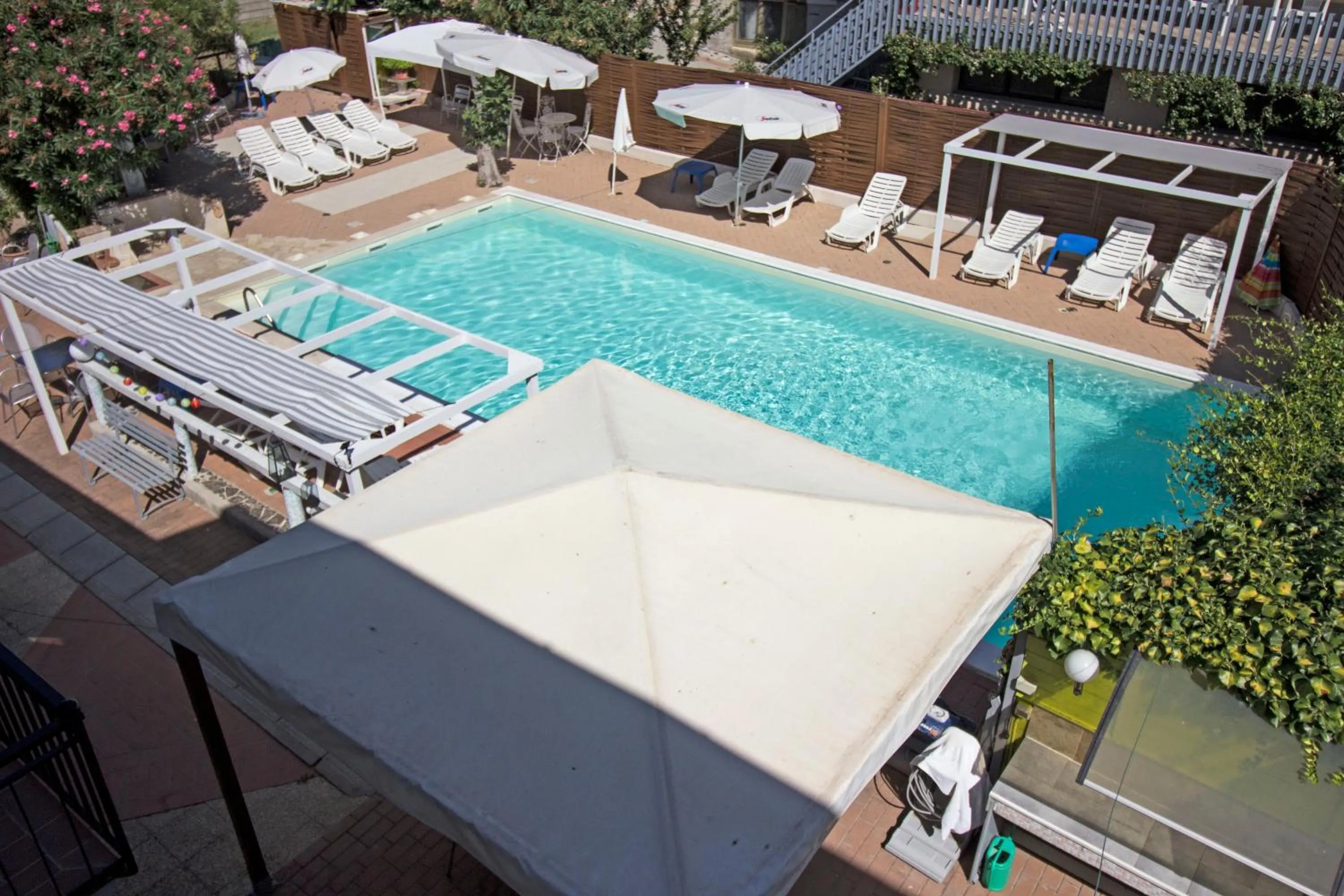 Pool view in Residence Al Lago