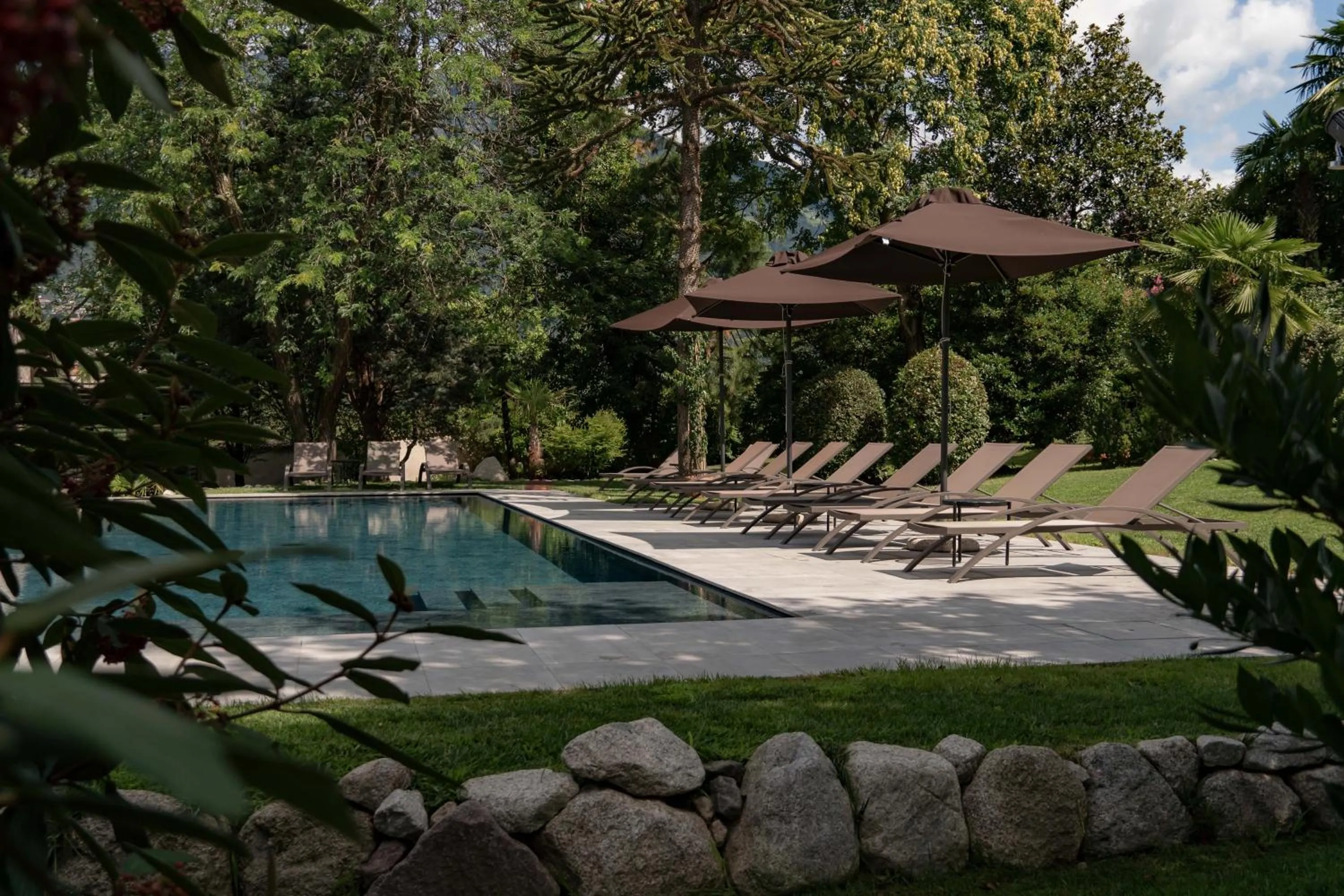 Swimming pool in Hotel Castel Rundegg (Adults Only)