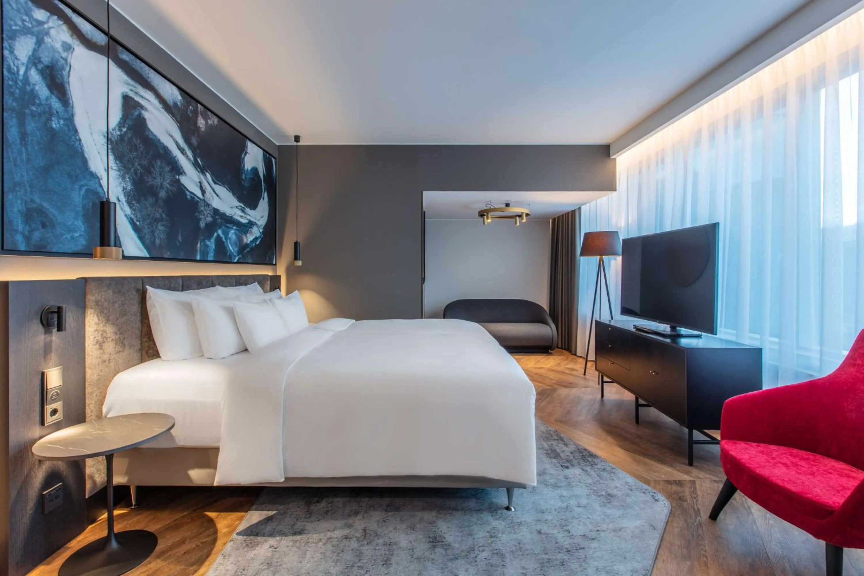 Bedroom, Bed in Radisson Collection Hotel, Tallinn