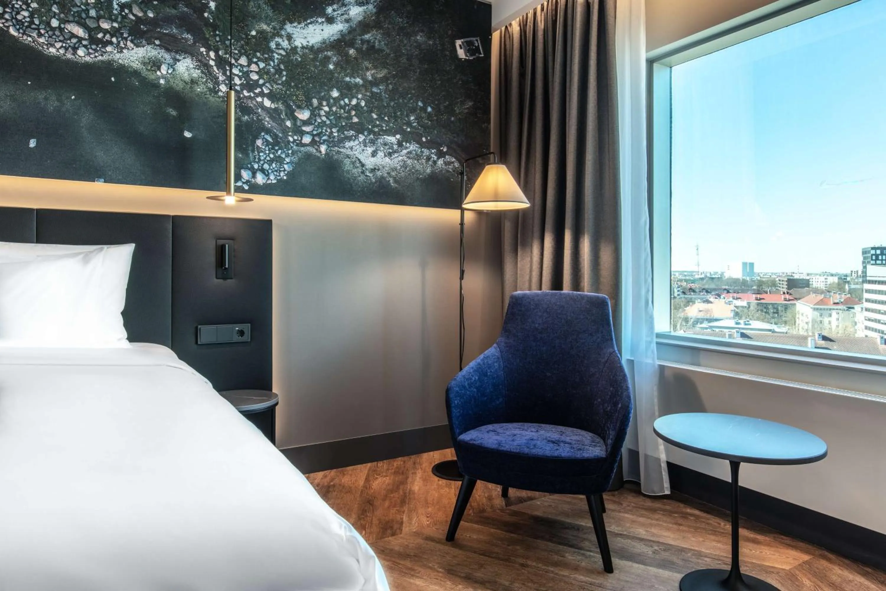 View (from property/room), Bed in Radisson Collection Hotel, Tallinn