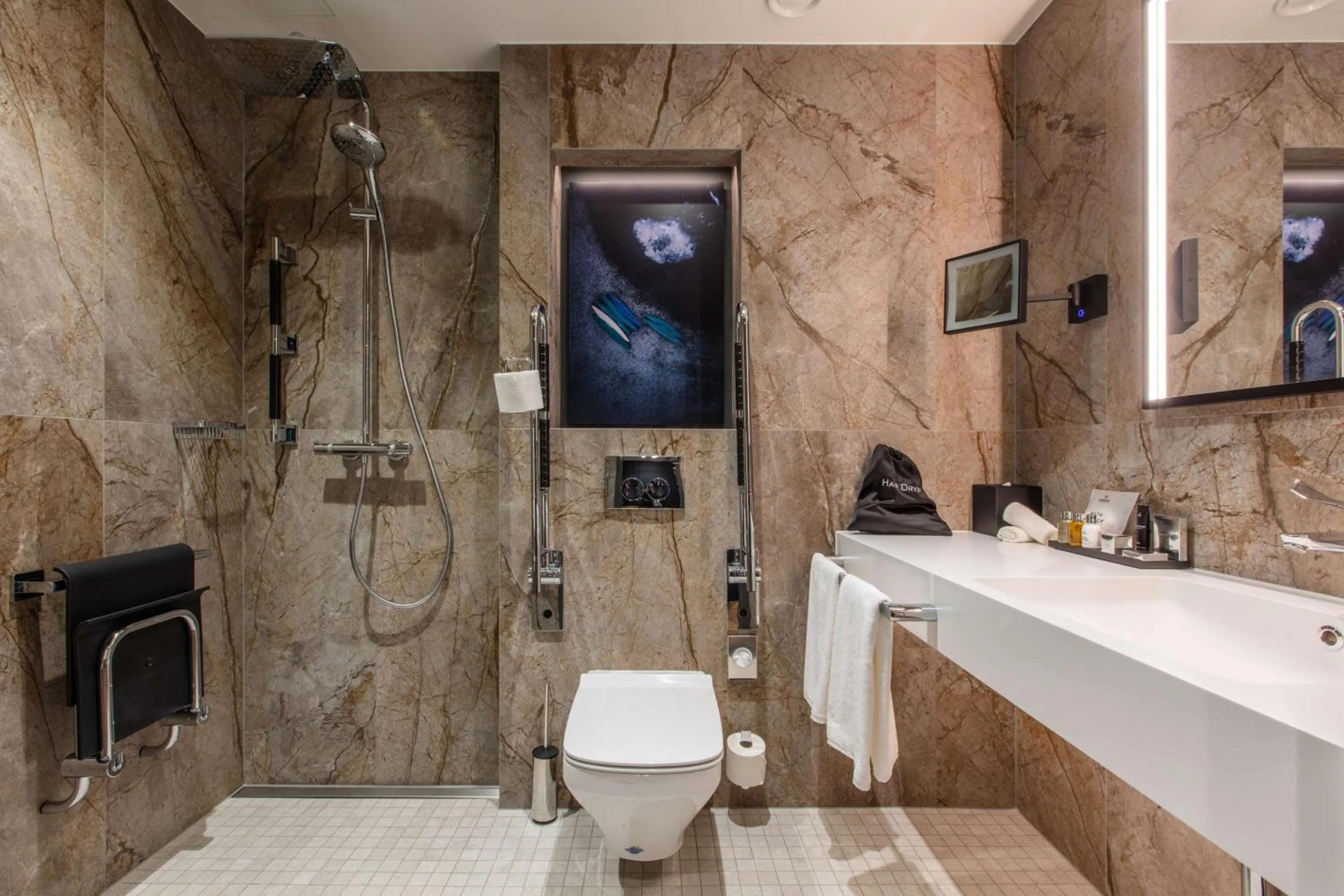 Toilet in Radisson Collection Hotel, Tallinn