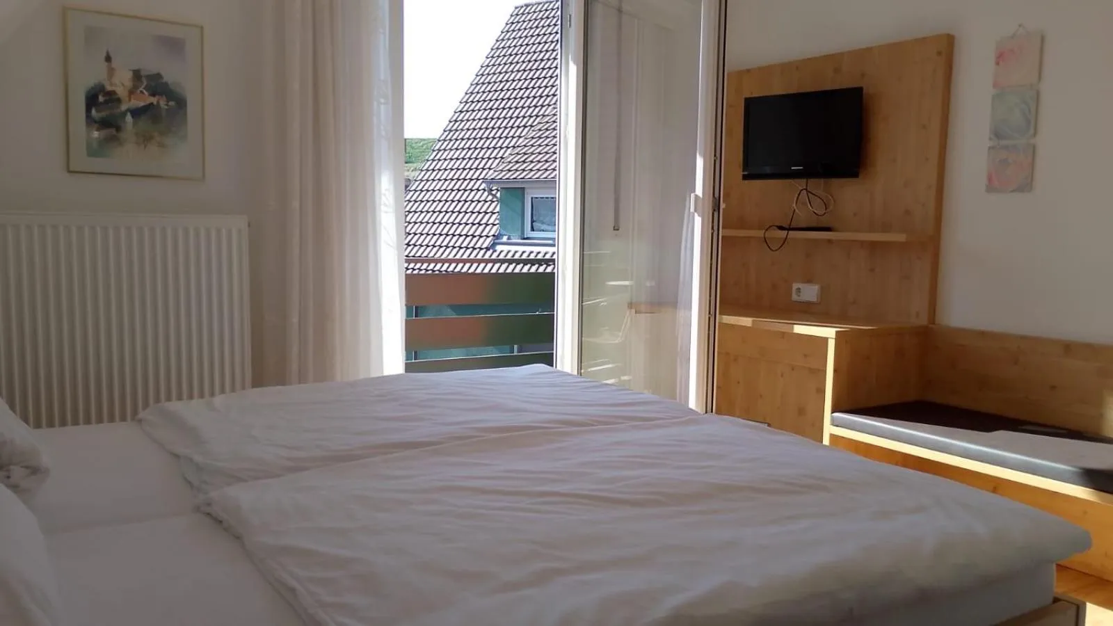 Bed in Hotel Zum Rebstock