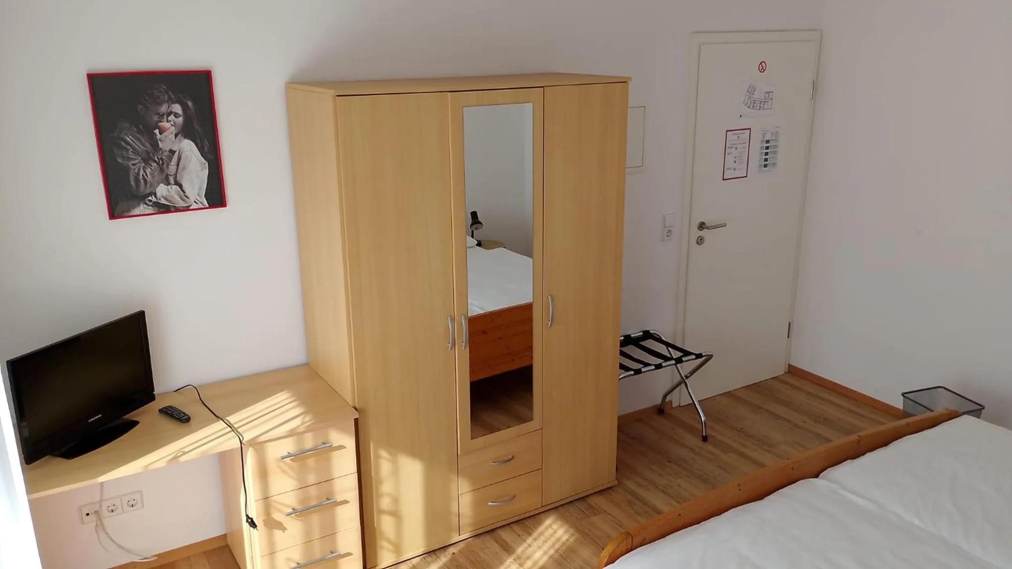 Bed in Hotel Zum Rebstock