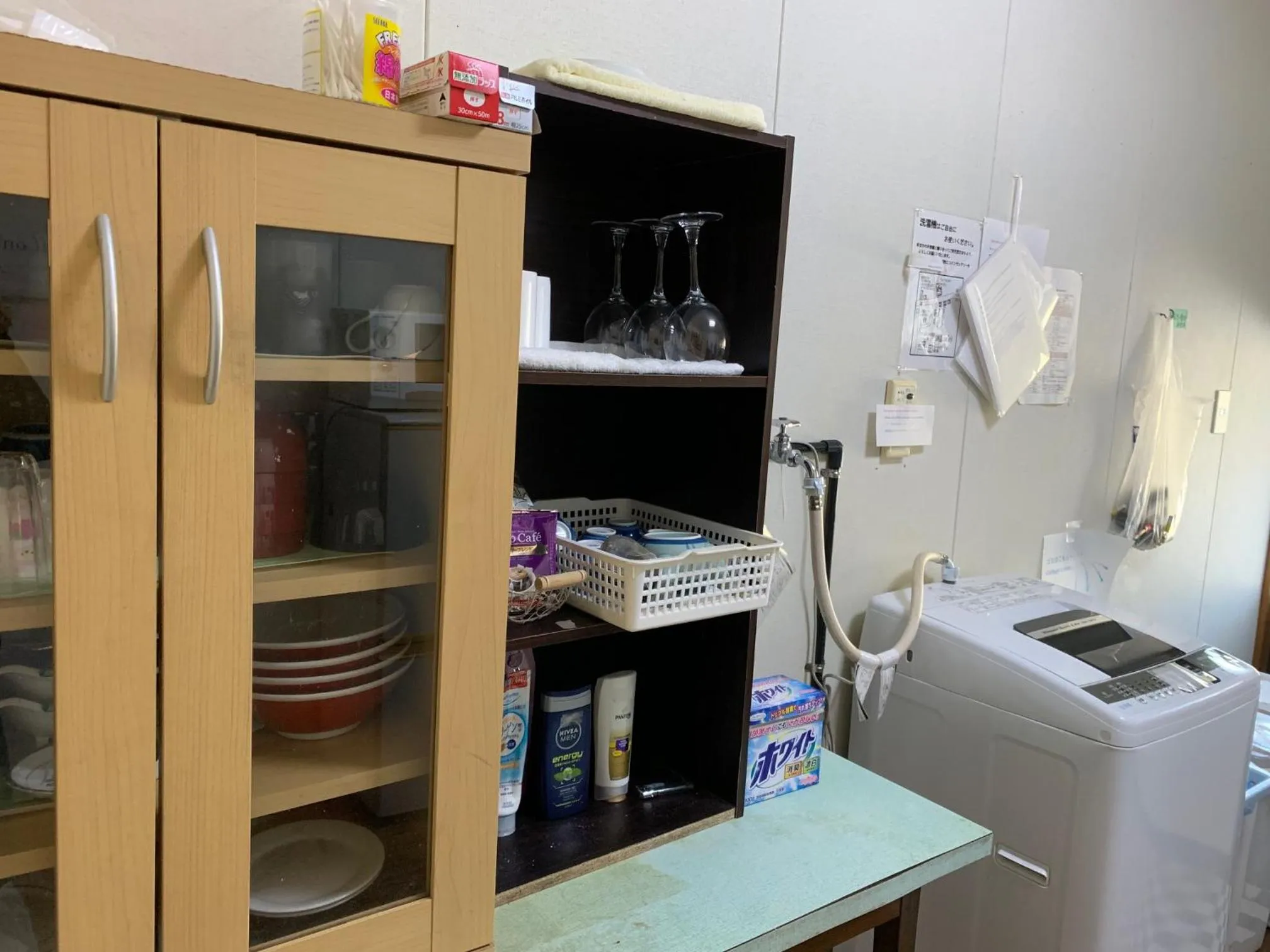 Communal kitchen in Minshuku Nodoka