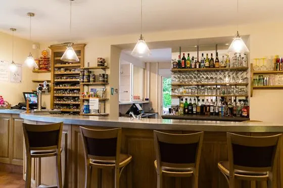 Lounge or bar in Logis Hotel Grangier