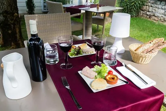 Lunch in Logis Hotel Grangier