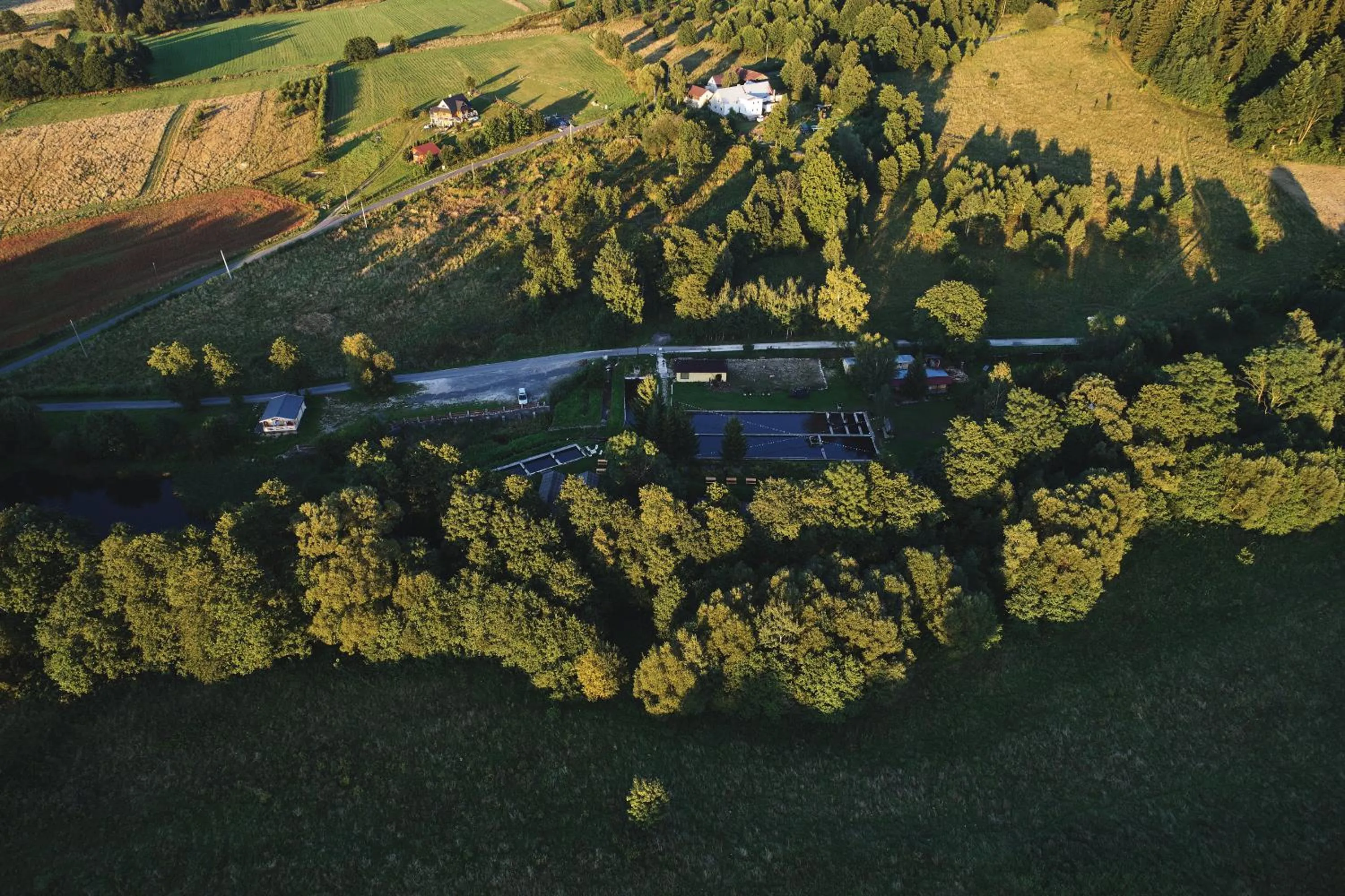 Natural landscape in Osada Pstrąga