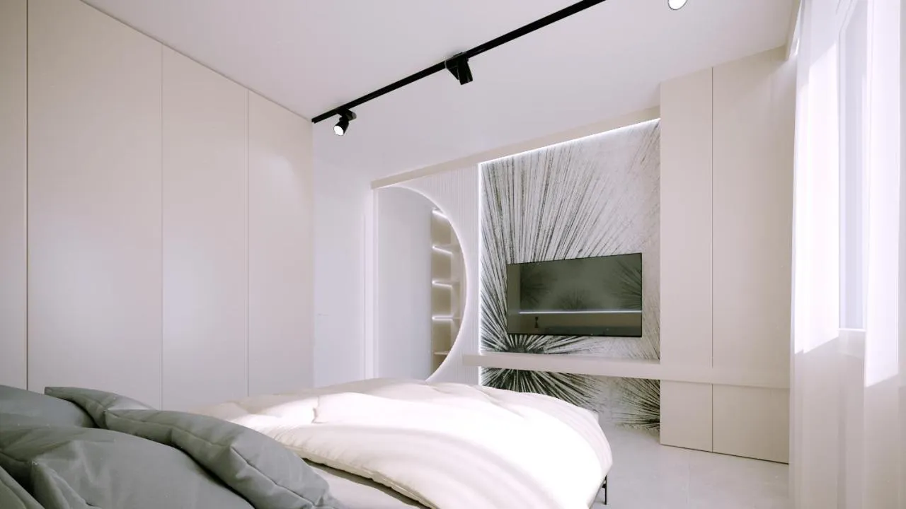 Bed in Hotel Principe