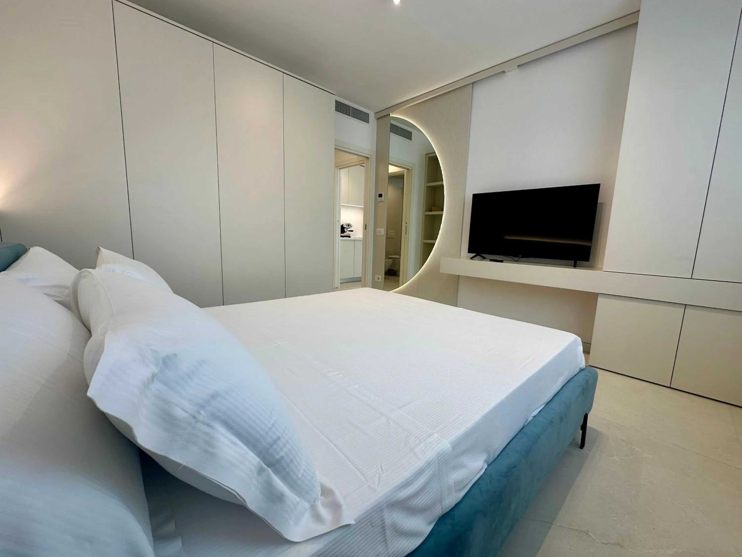 Bed in Hotel Principe