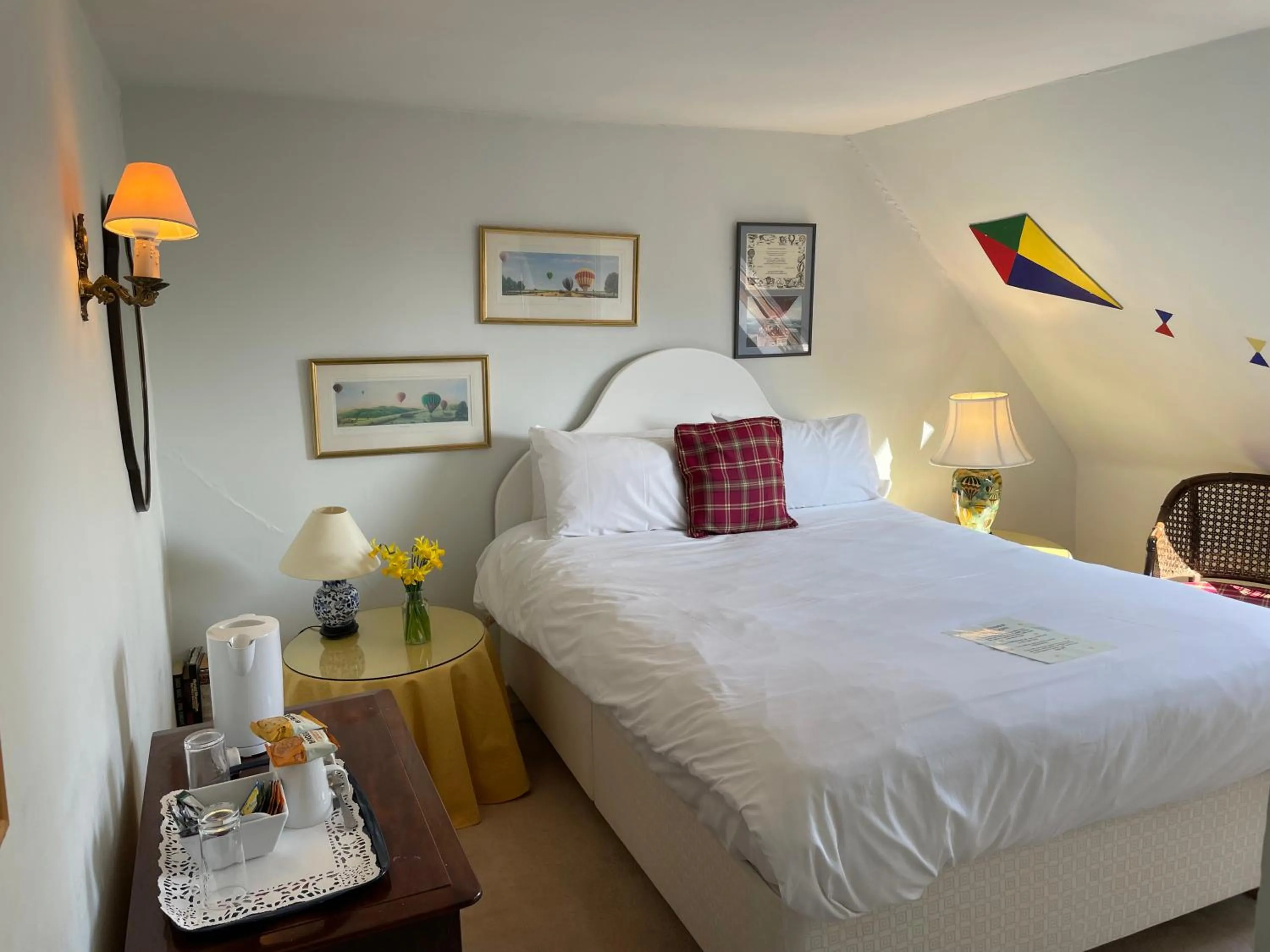 Bedroom, Bed in Langrish House