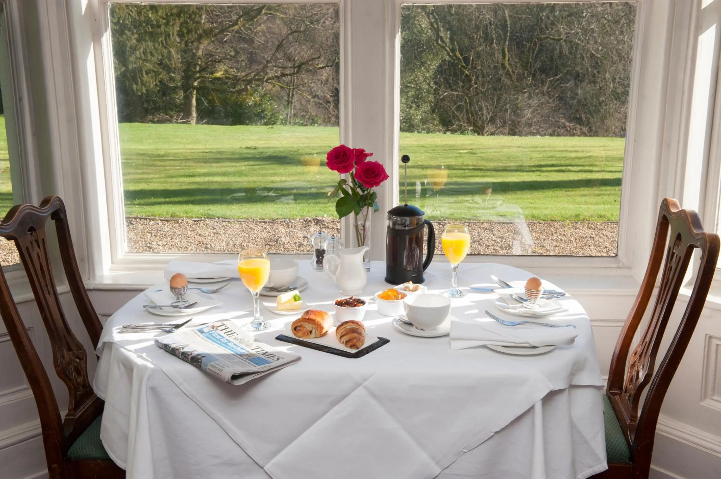 Dining area in Langrish House