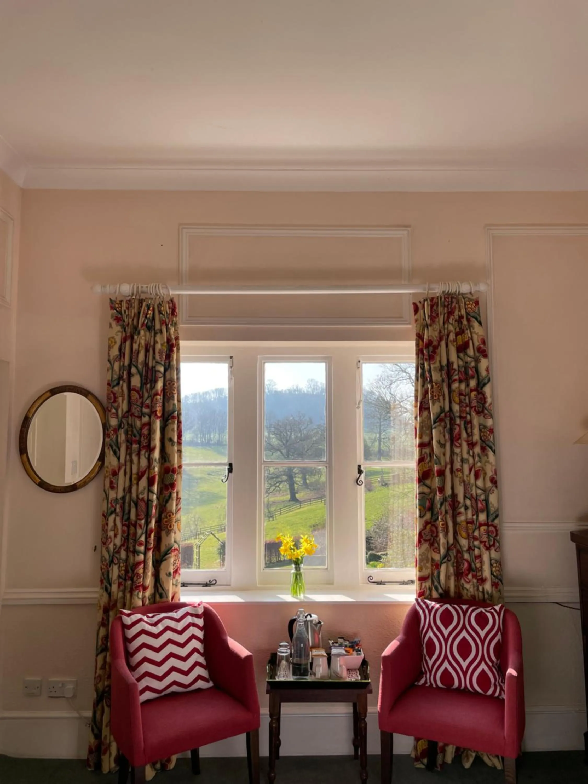 Seating area in Langrish House
