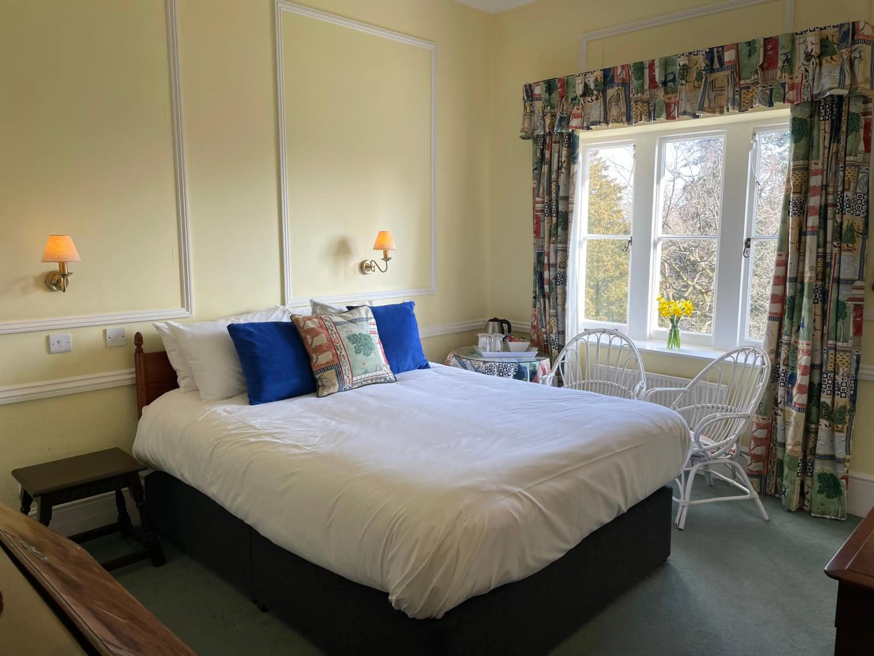 Bedroom, Bed in Langrish House