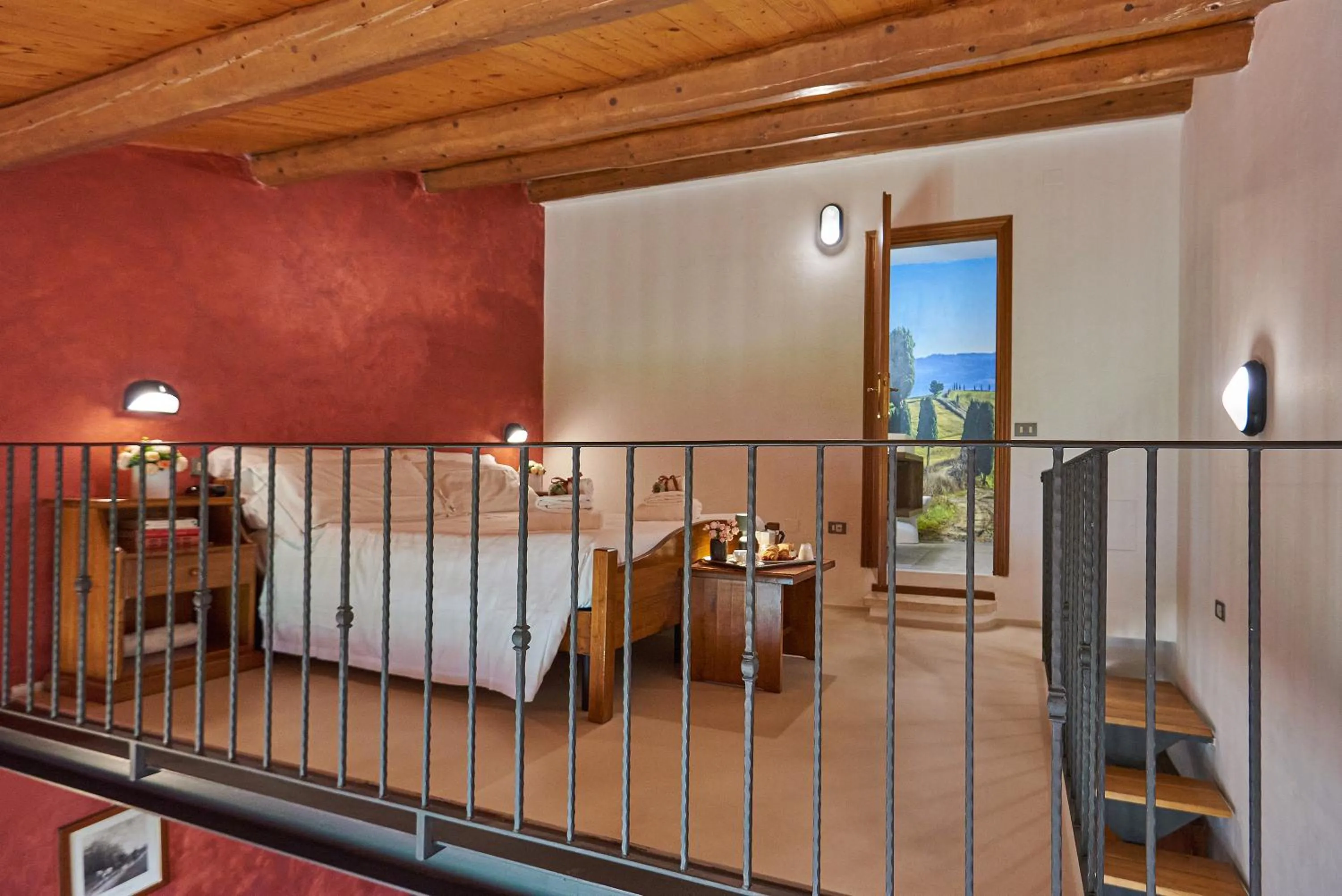 Photo of the whole room, Bed in Casanova - Wellness Center La Grotta Etrusca